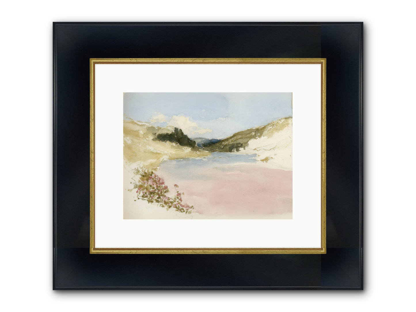 The Golden Hour Framed Print - Wide Black w/Gold 12x9