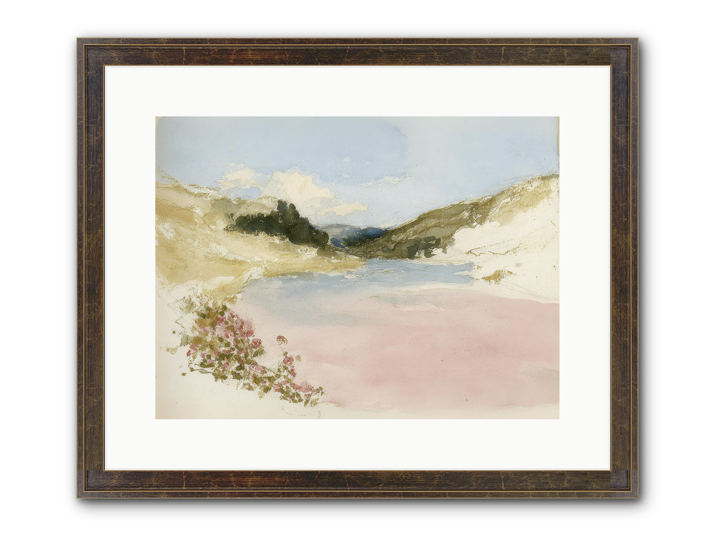 The Golden Hour Framed Print - Slimwoods Black/Gold 16x12