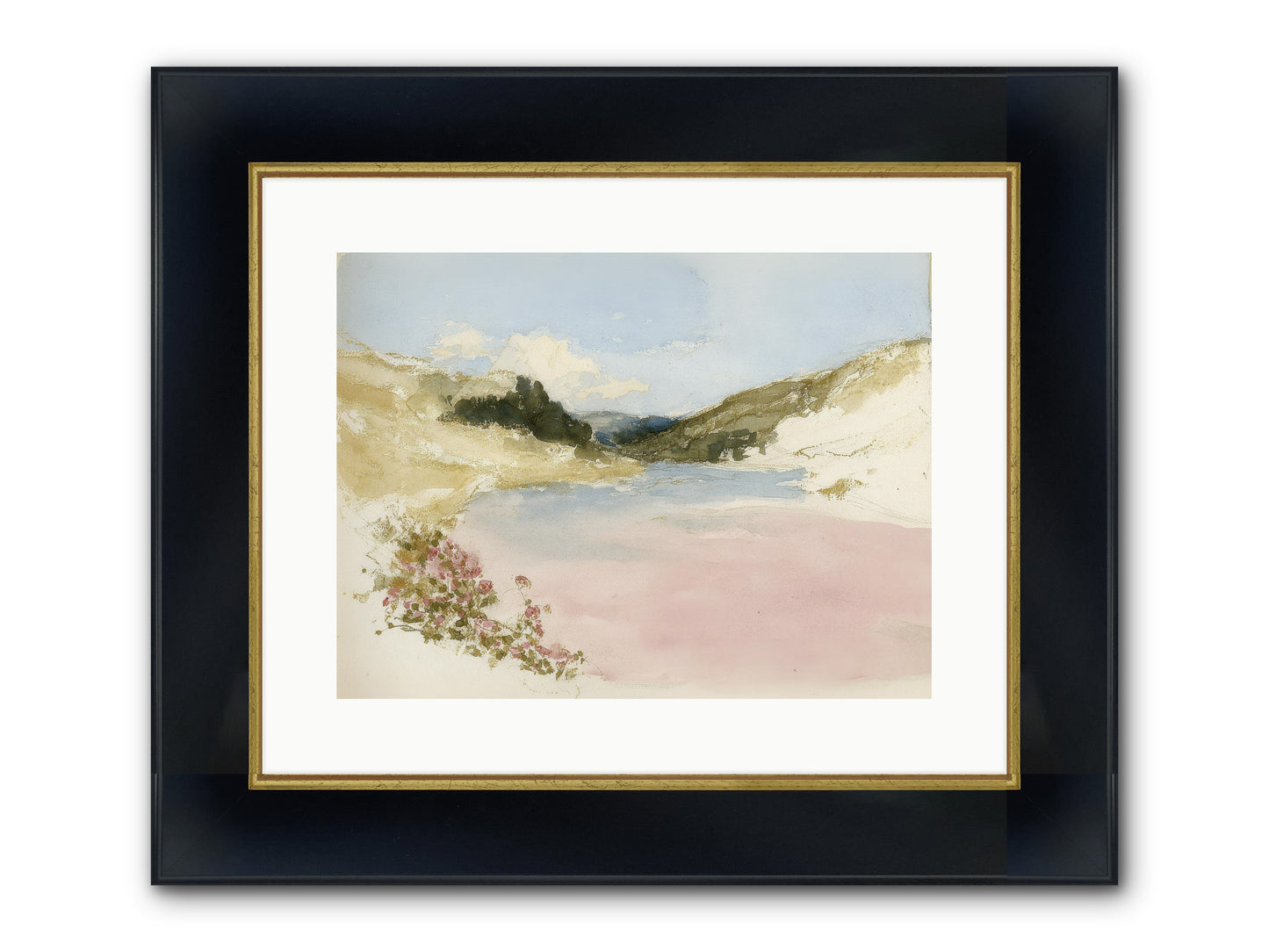 The Golden Hour Framed Print - Wide Black w/Gold 16x12