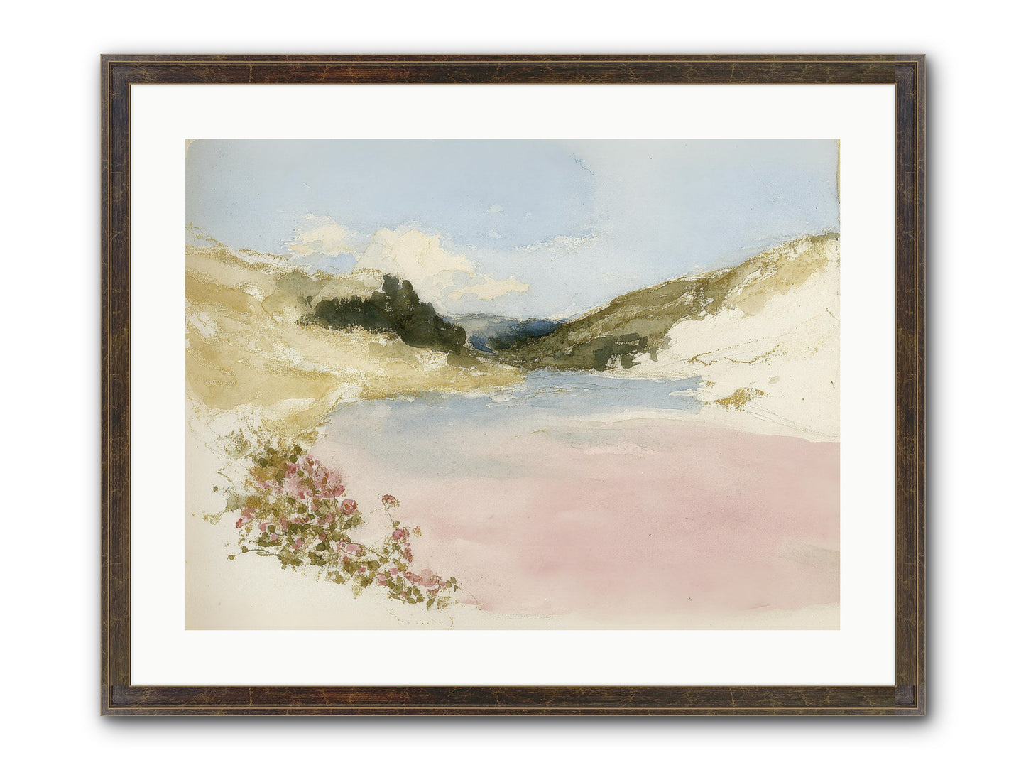 The Golden Hour Framed Print - Slimwoods Black/Gold 24x18