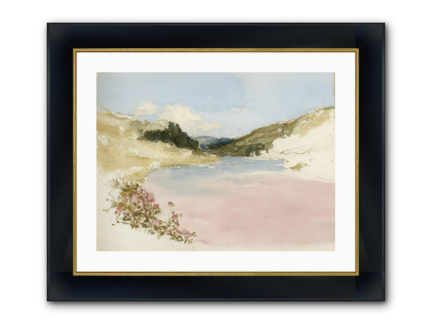 The Golden Hour Framed Print - Wide Black w/Gold 24x18