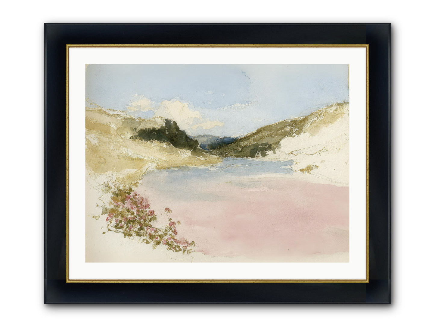 The Golden Hour Framed Print - Wide Black w/Gold 32x24