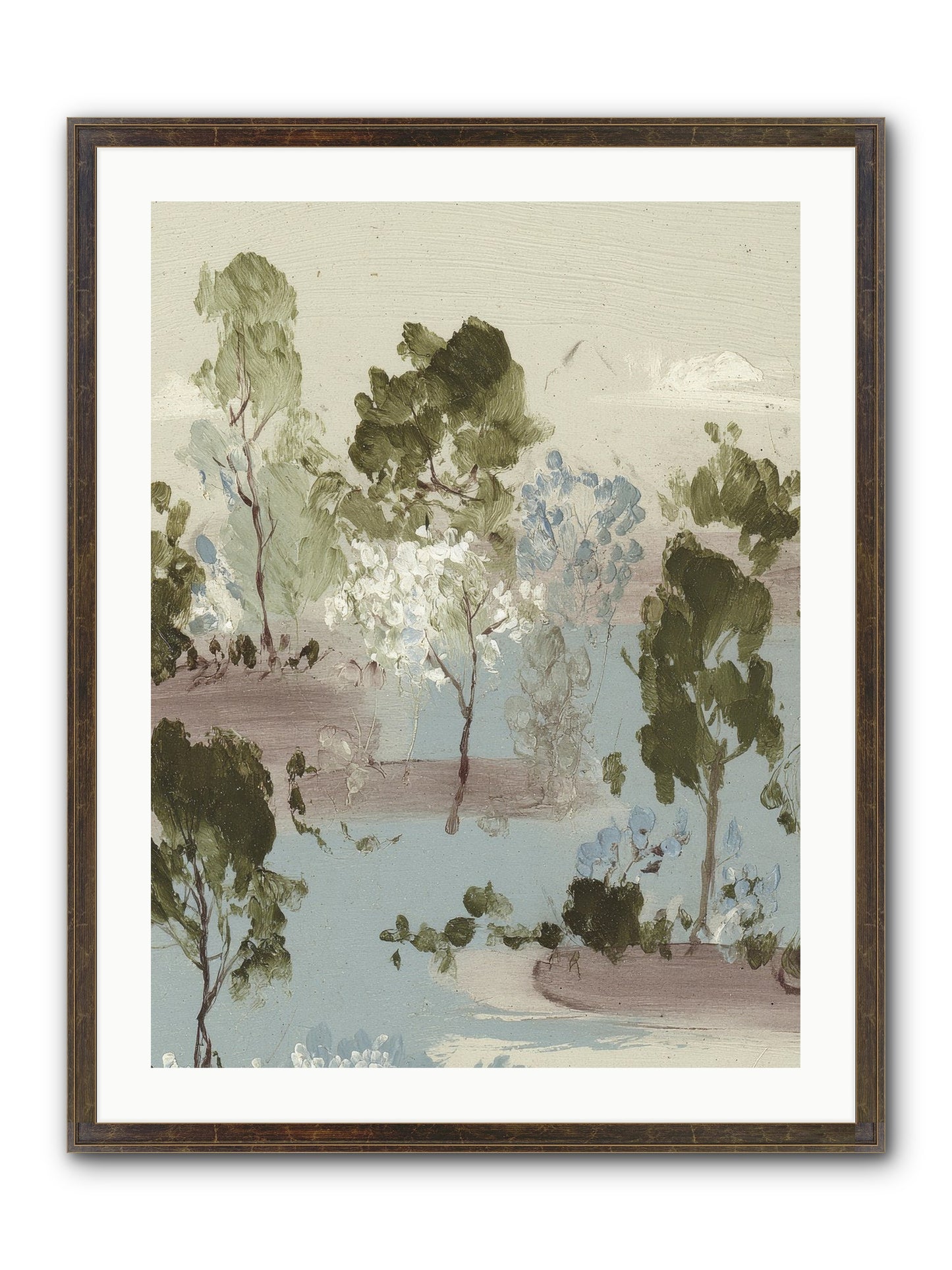 The Gooseberry Hour Framed Print - Slimwoods Black/Gold 24x32