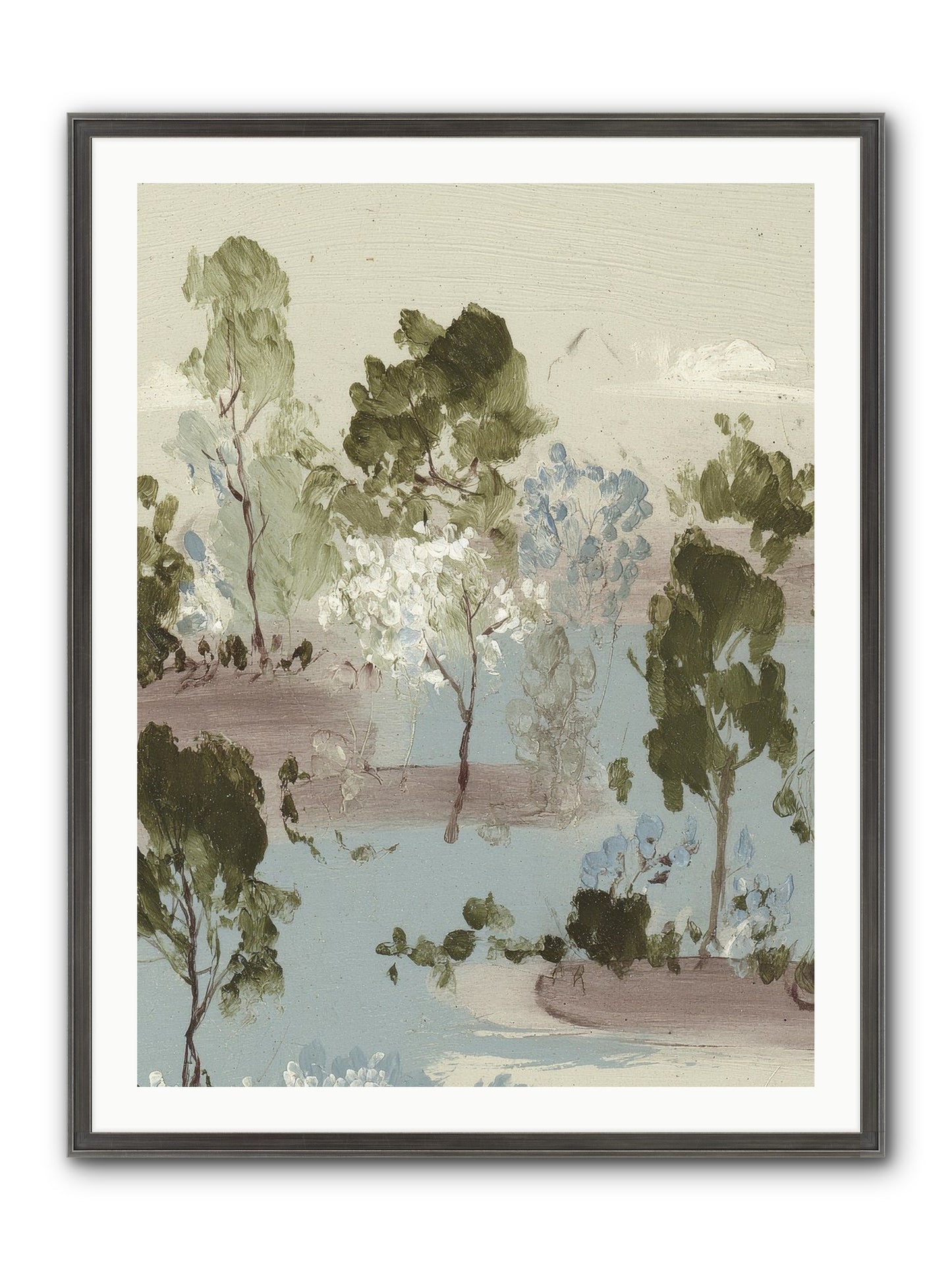 The Gooseberry Hour Framed Print - Slimwoods Black/Silver 30x40