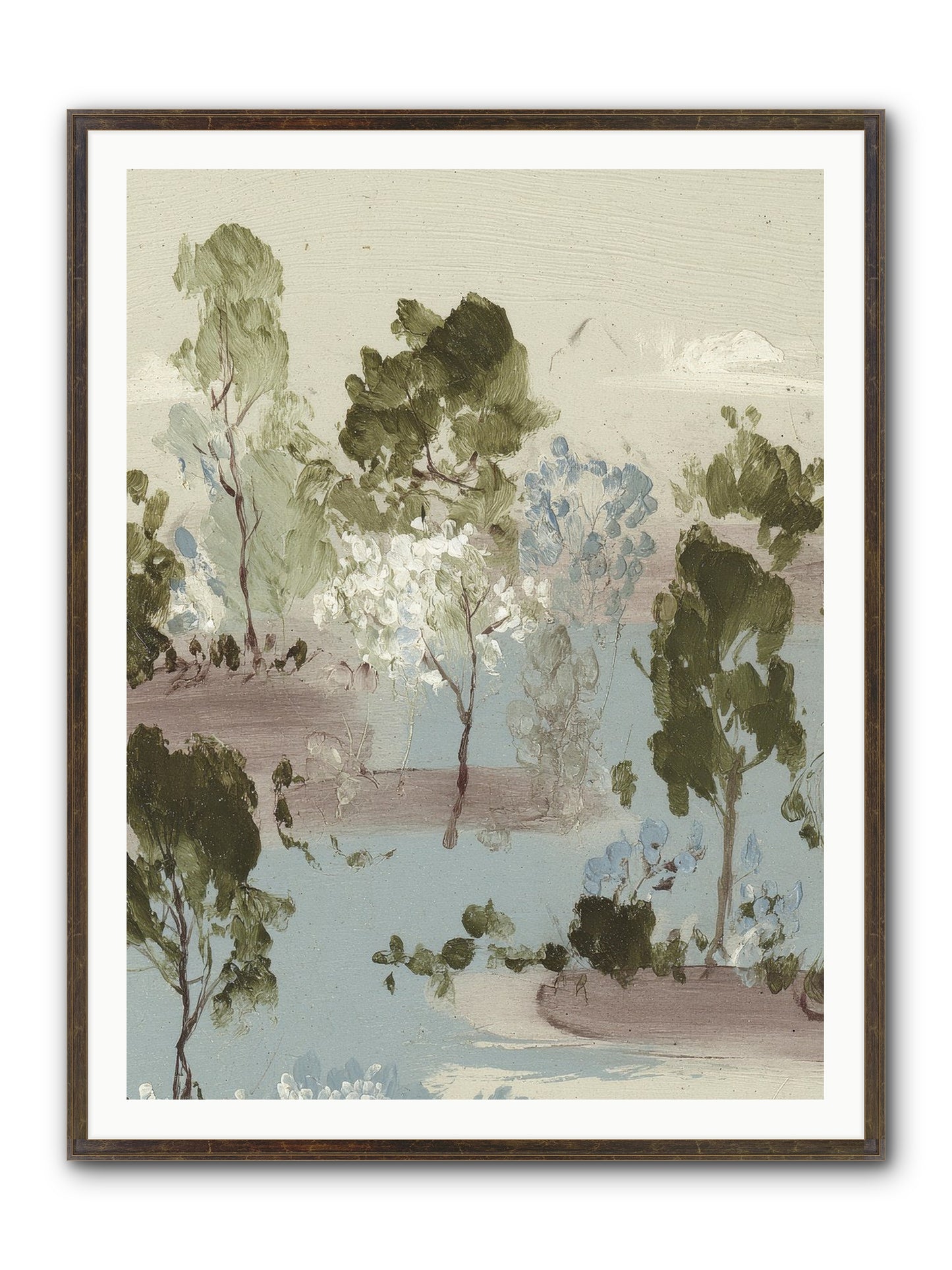 The Gooseberry Hour Framed Print - Slimwoods Black/Gold 36x48