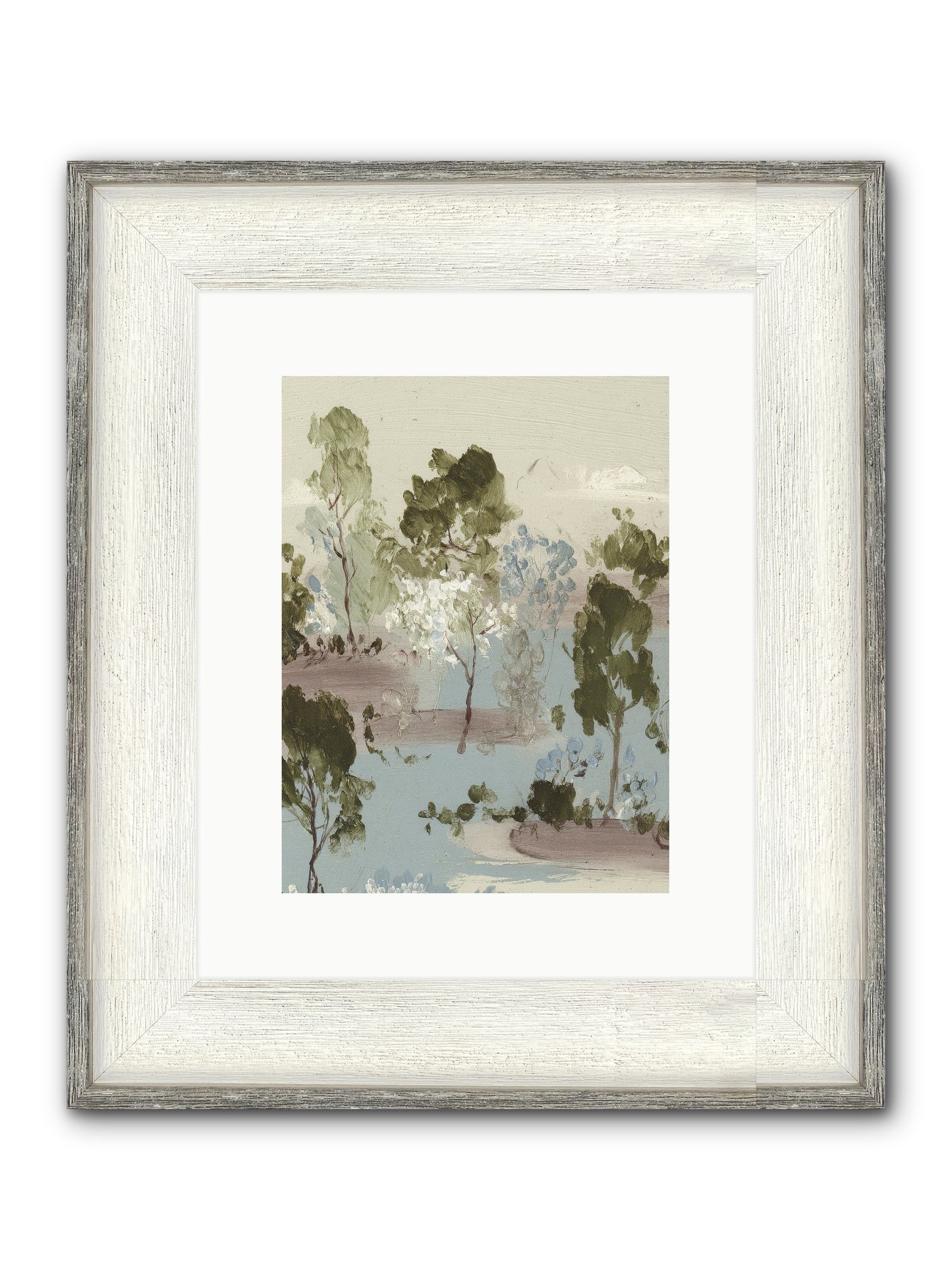 The Gooseberry Hour Framed Print - Driftwood White 9x12