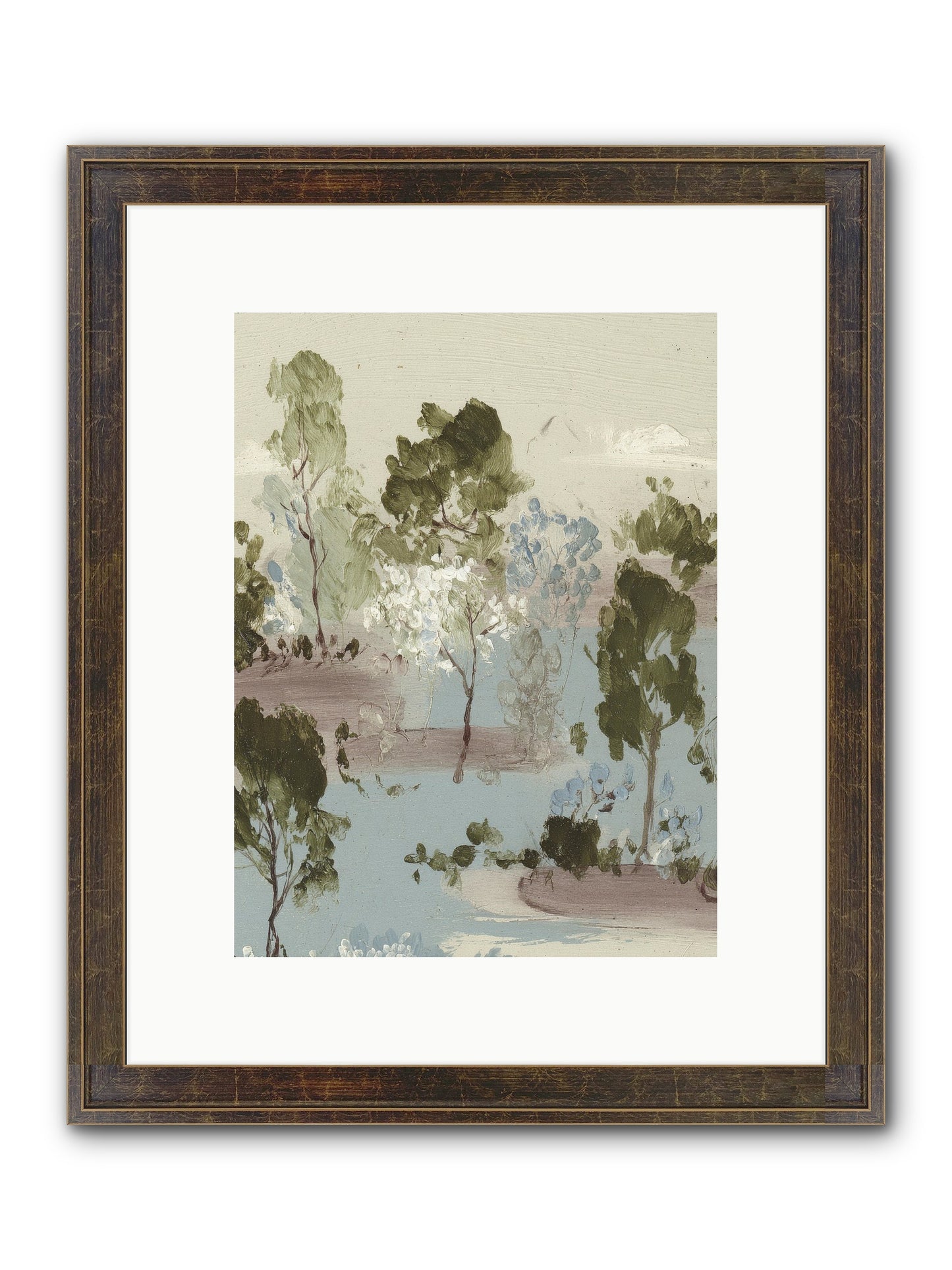 The Gooseberry Hour Framed Print - Slimwoods Black/Gold 9x12