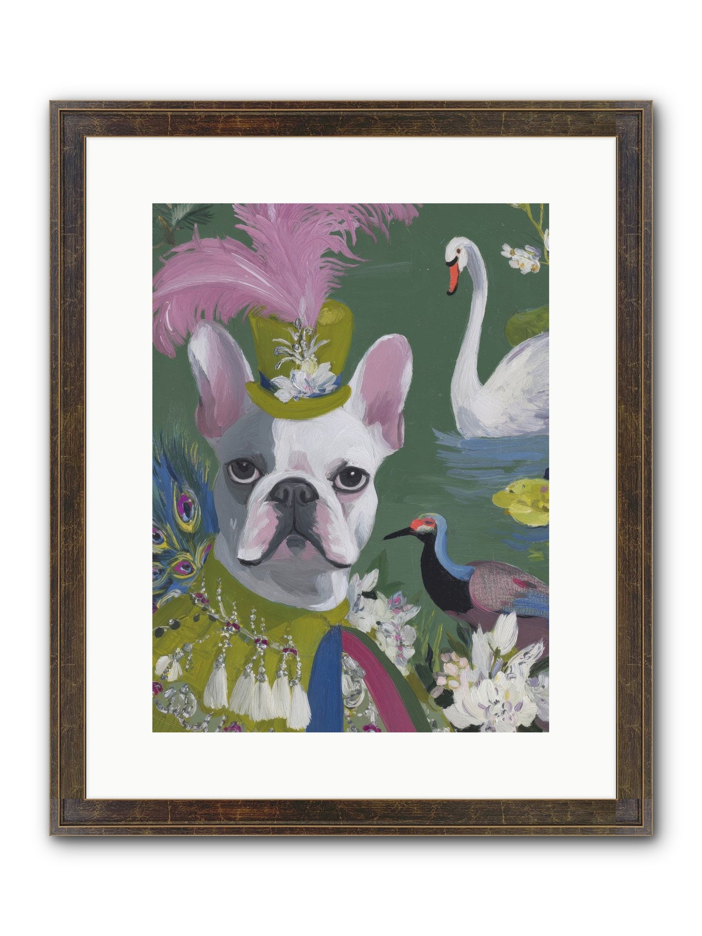 The Guardian Of Giggles Framed Print - Slimwoods Black/Gold 12x16