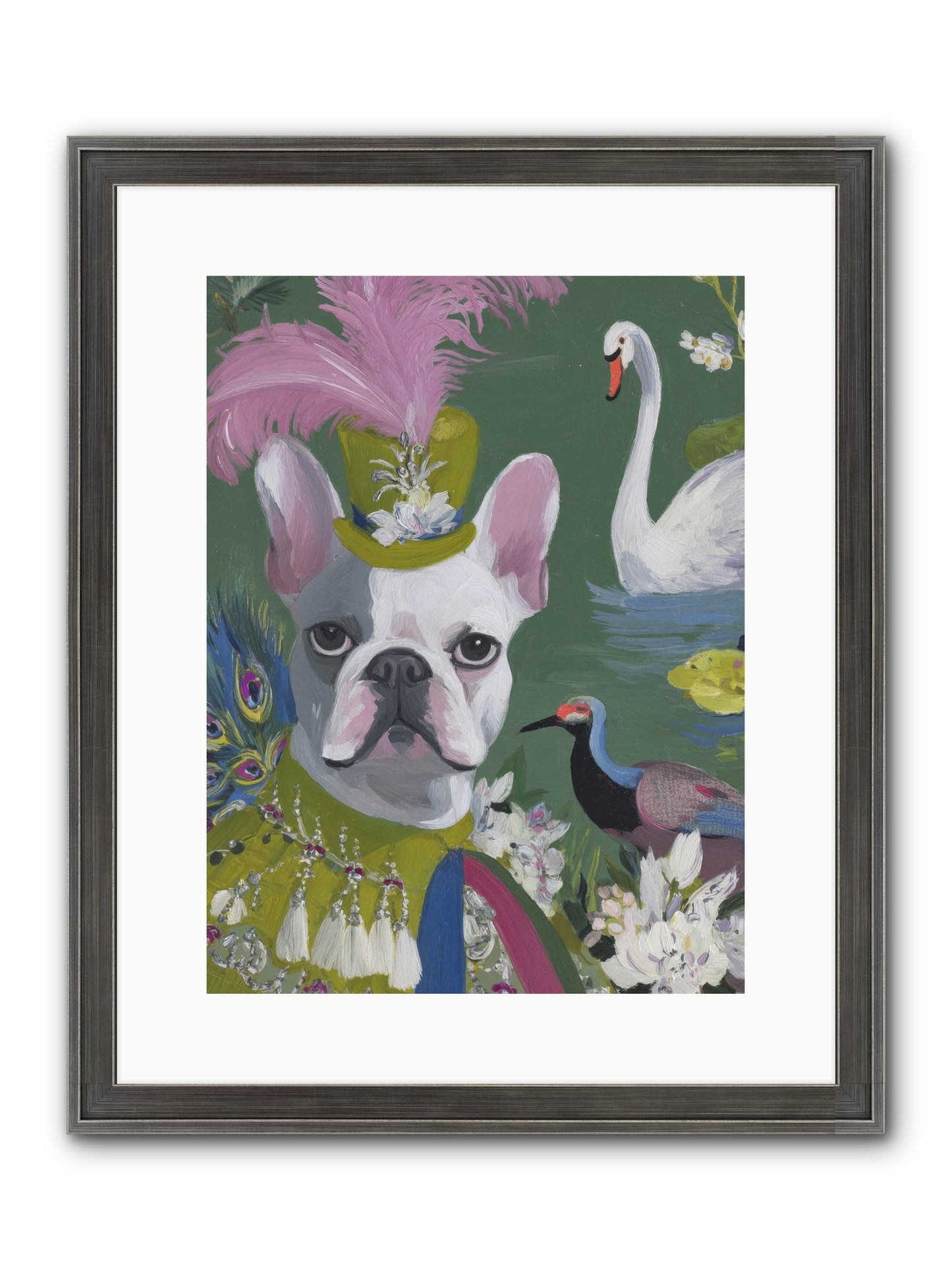 The Guardian Of Giggles Framed Print - Slimwoods Black/Silver 12x16