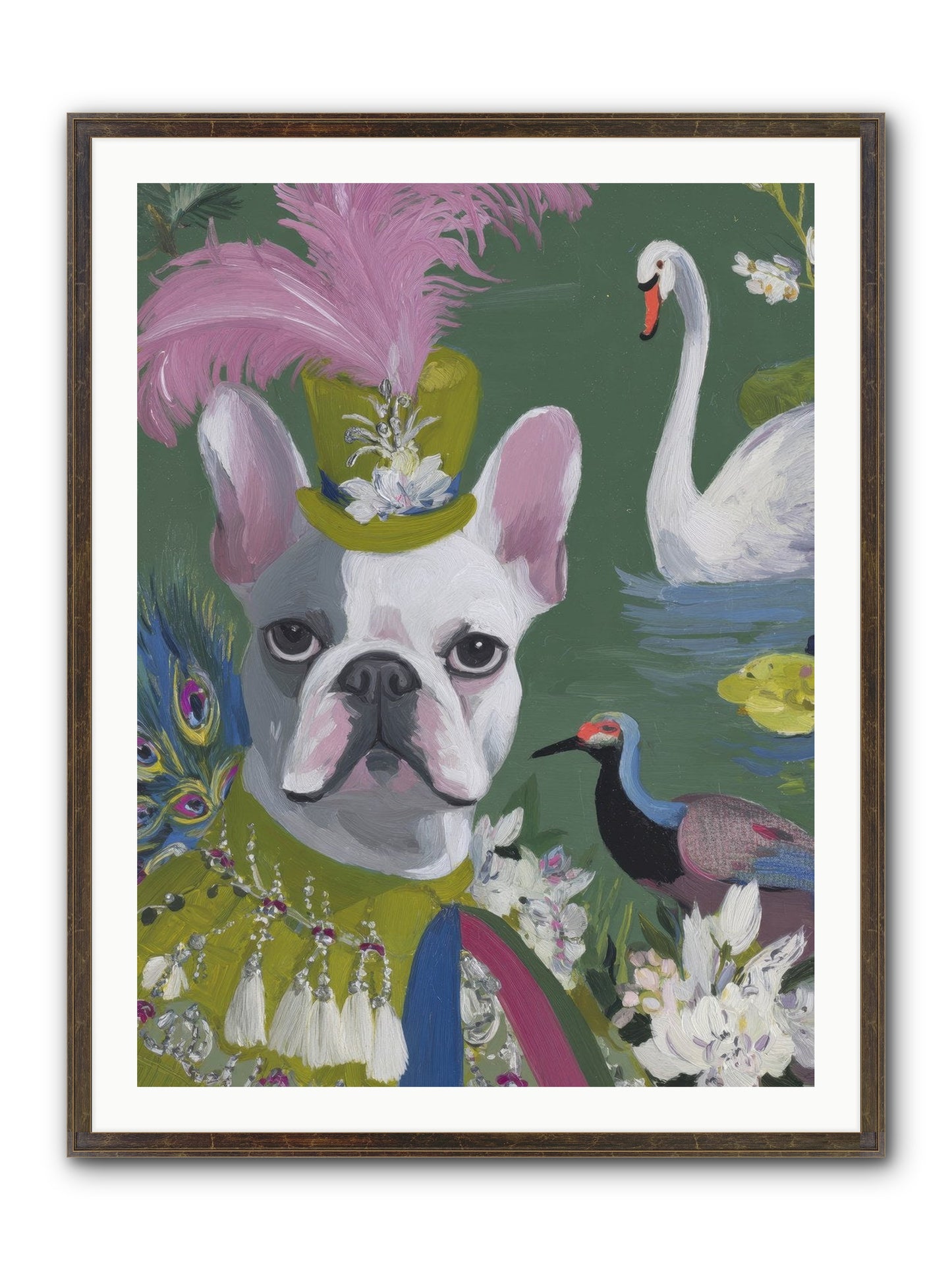 The Guardian Of Giggles Framed Print - Slimwoods Black/Gold 30x40