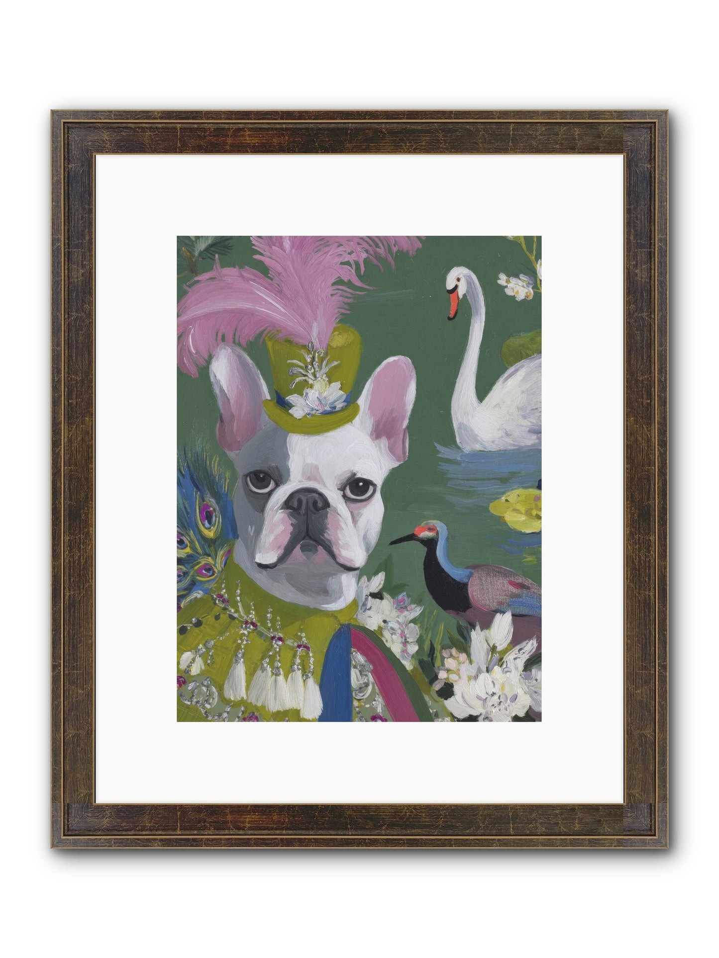 The Guardian Of Giggles Framed Print - Slimwoods Black/Gold 9x12