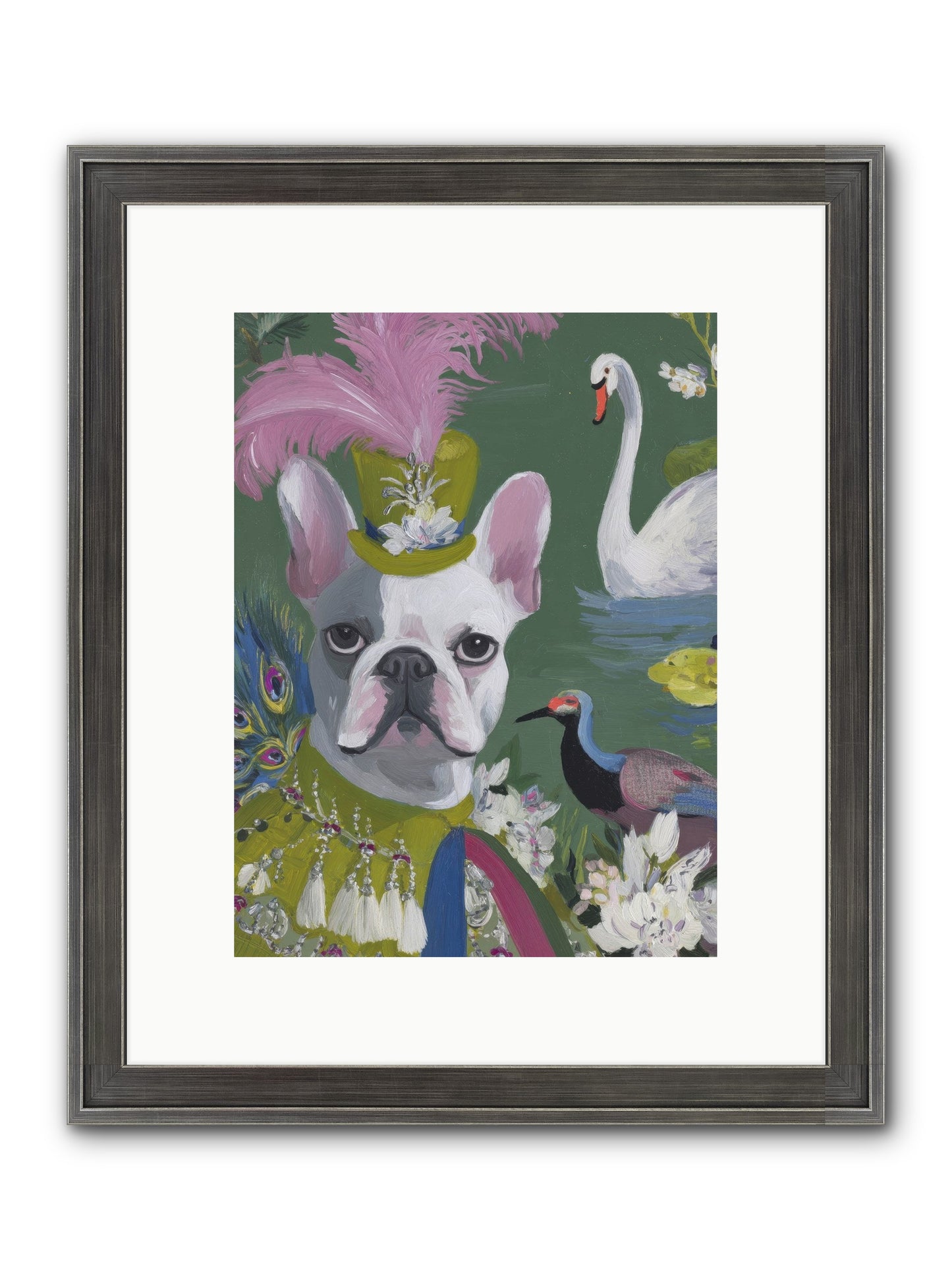 The Guardian Of Giggles Framed Print - Slimwoods Black/Silver 9x12