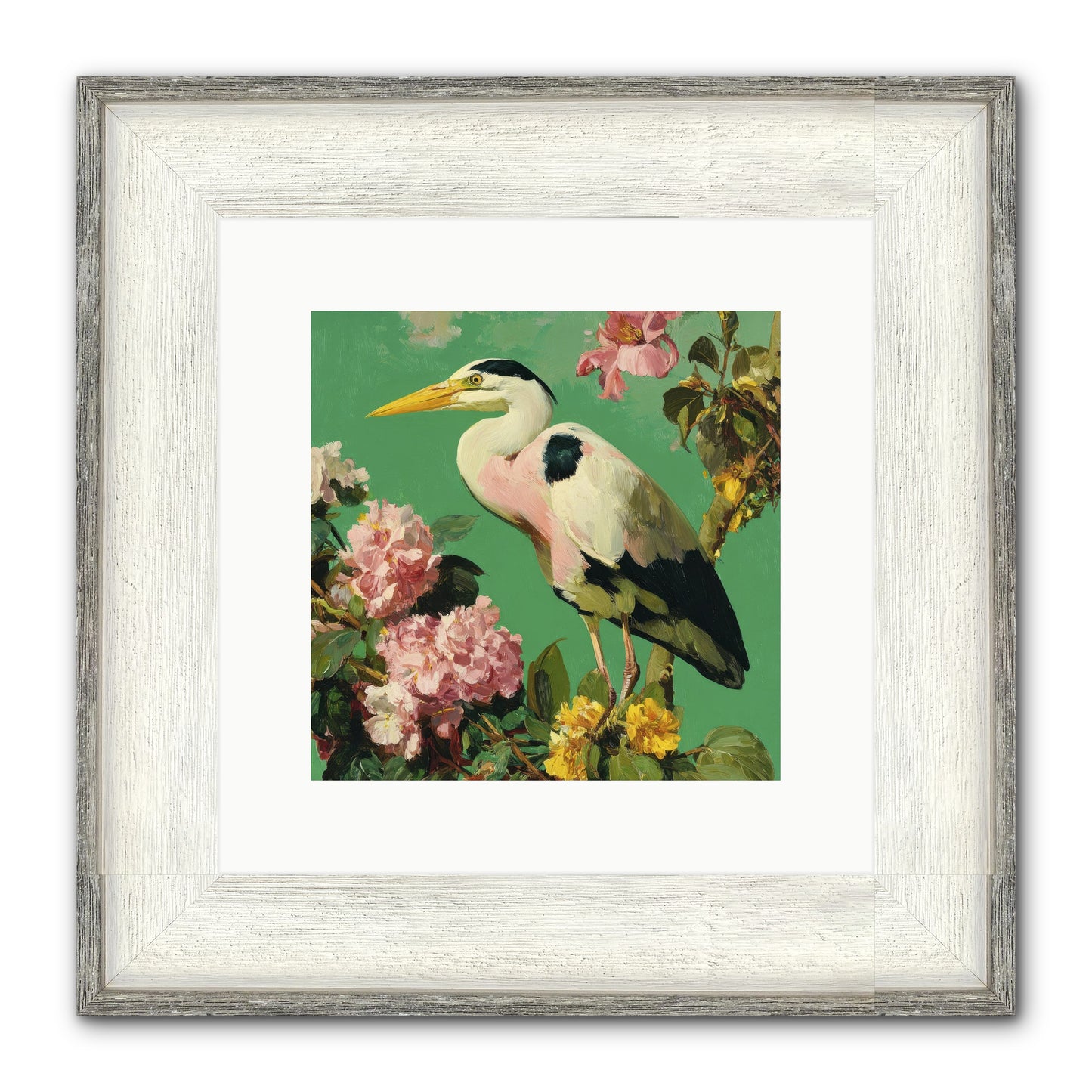 The Guest Who Never Left Framed Print - Driftwood White 10x10