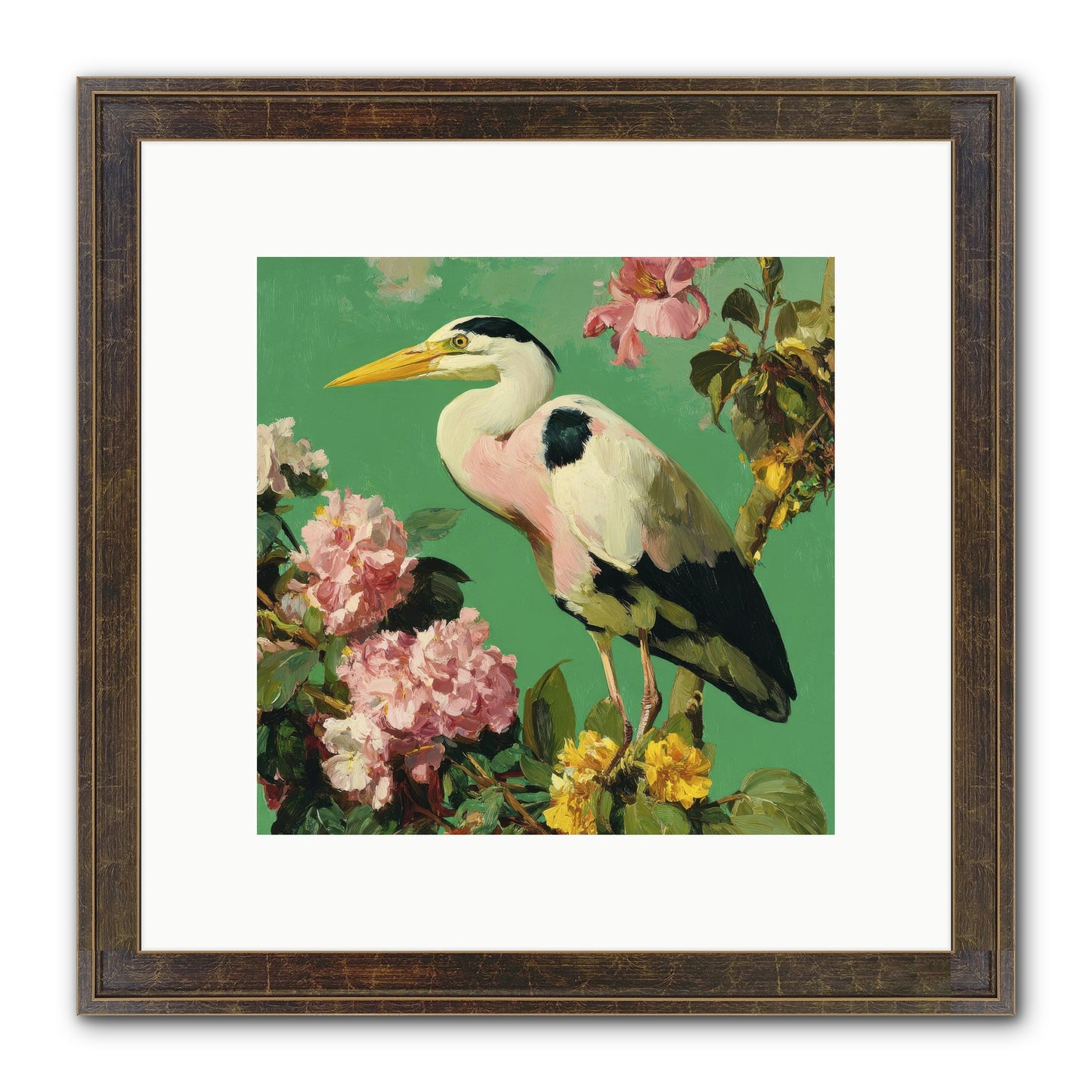The Guest Who Never Left Framed Print - Slimwoods Black/Gold 10x10