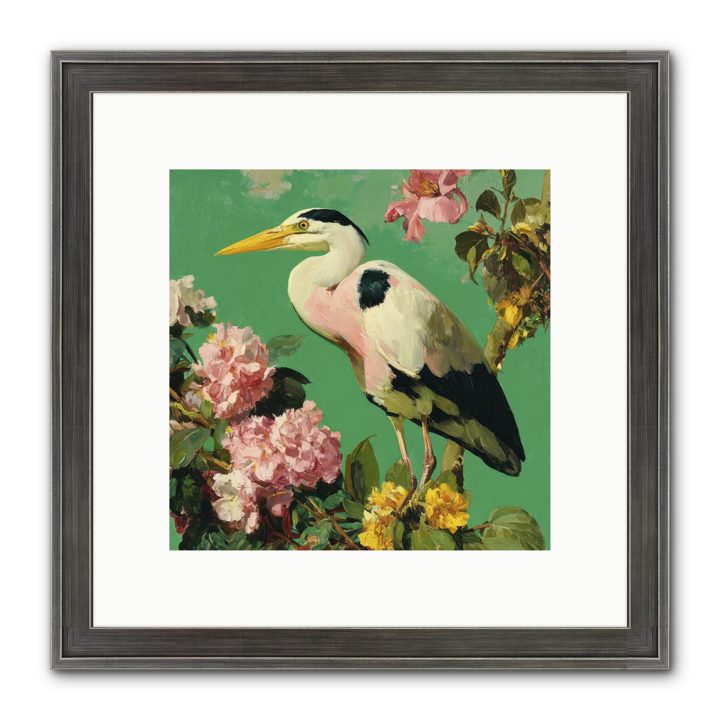 The Guest Who Never Left Framed Print - Slimwoods Black/Silver 10x10