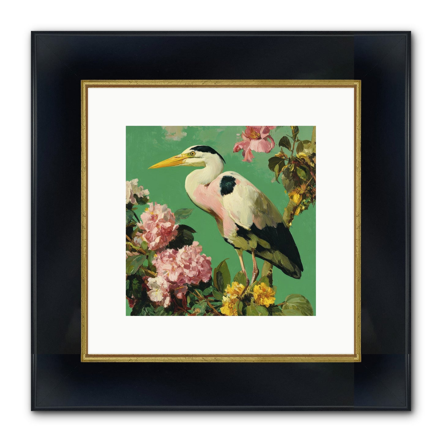 The Guest Who Never Left Framed Print - Wide Black w/Gold 10x10