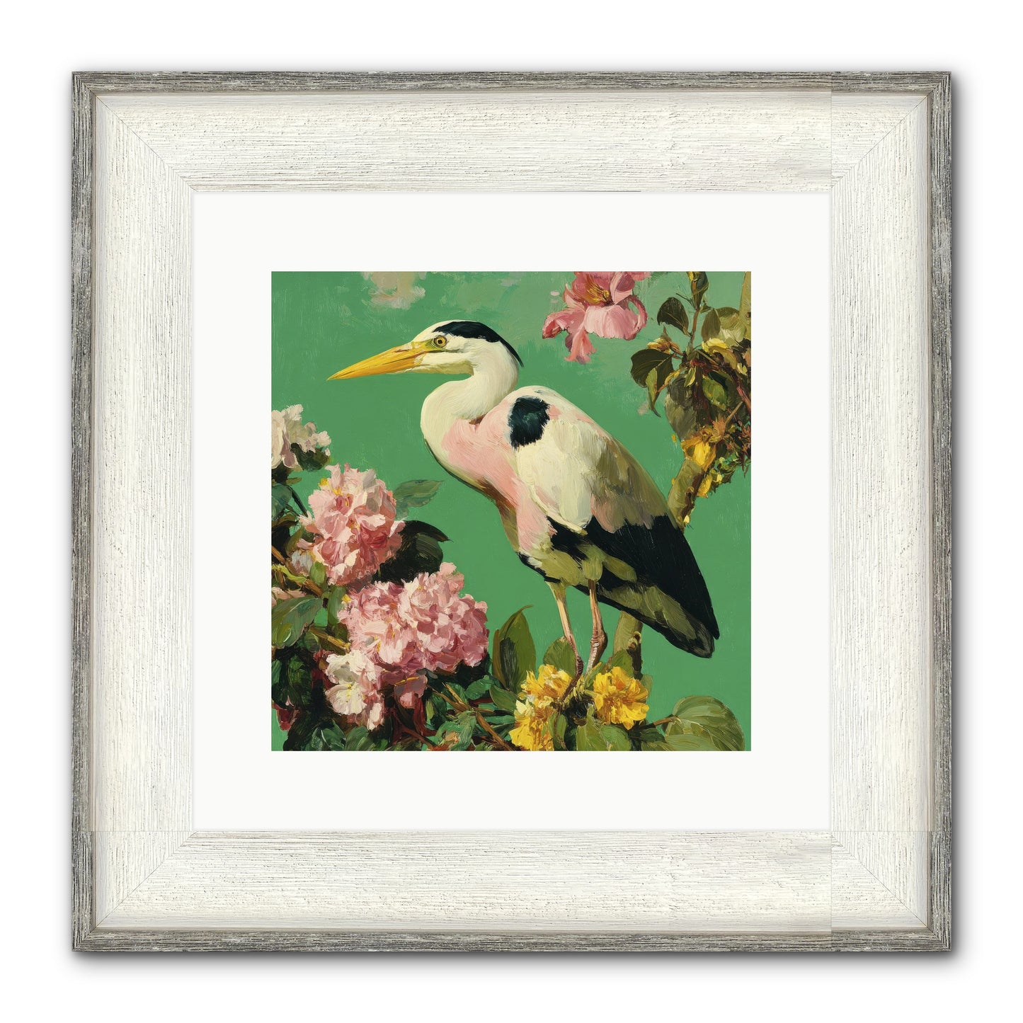 The Guest Who Never Left Framed Print - Driftwood White 12x12