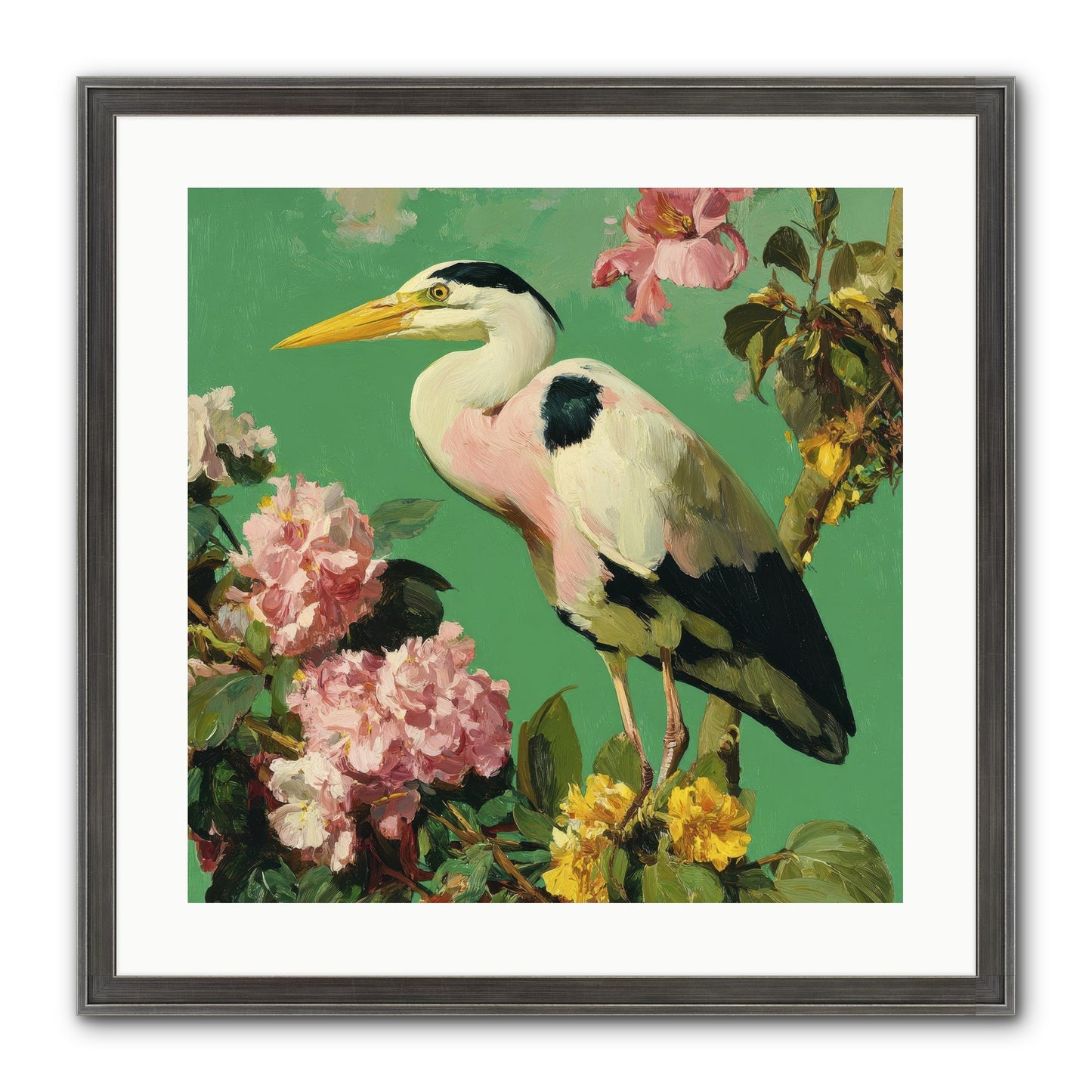 The Guest Who Never Left Framed Print - Slimwoods Black/Silver 20x20
