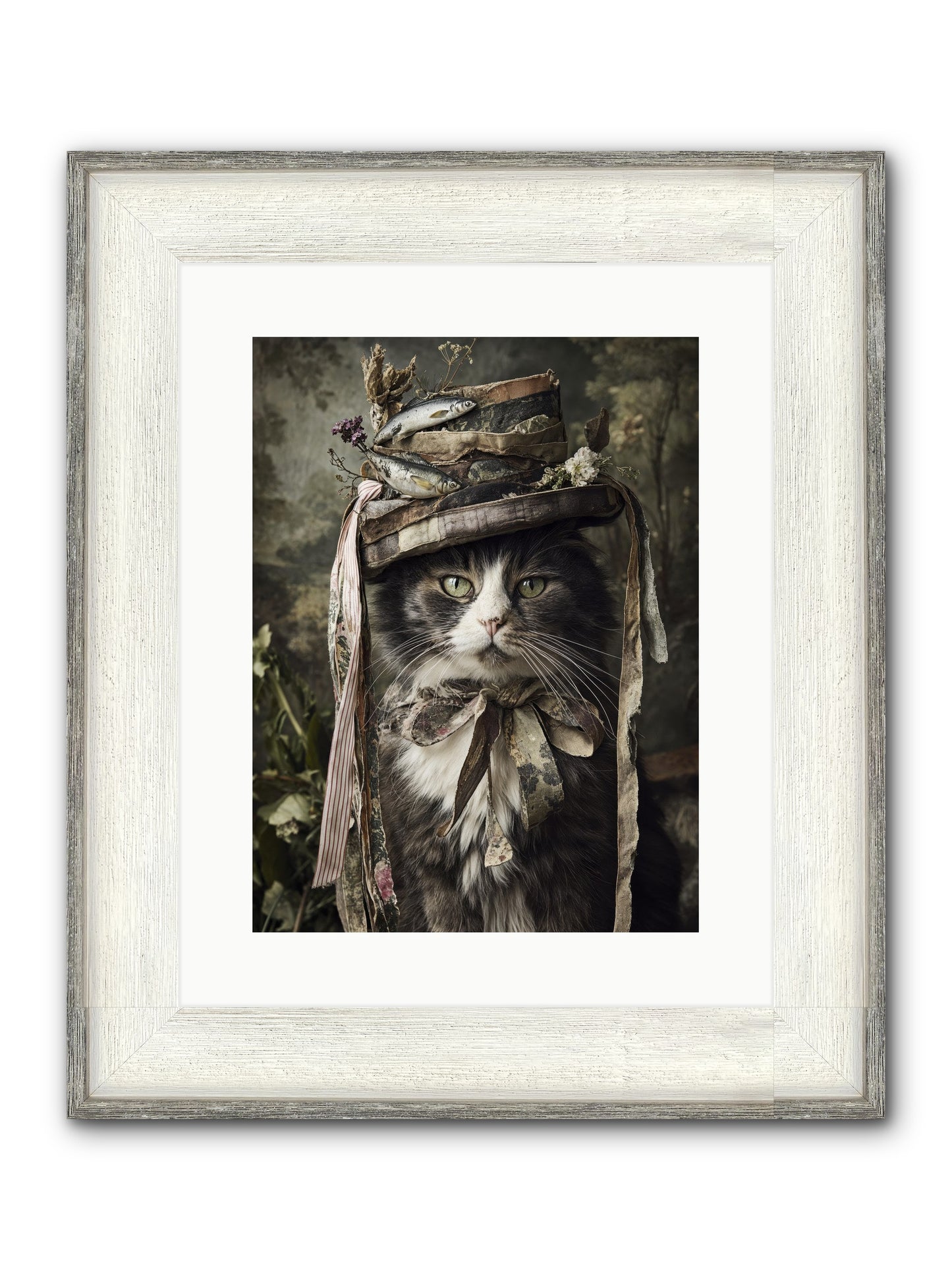 The Happy Beautiful Framed Print - Driftwood White 12x16