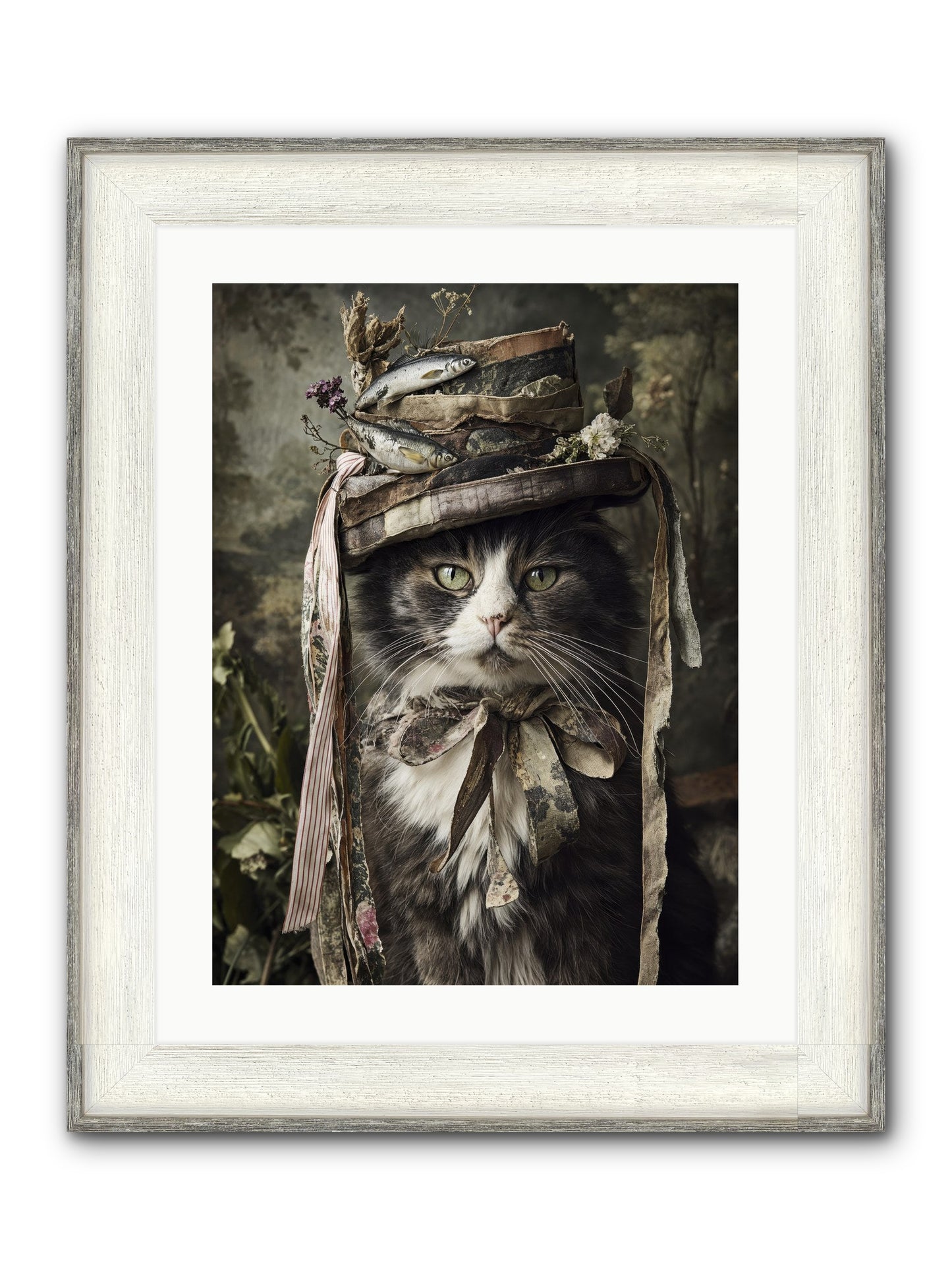 The Happy Beautiful Framed Print - Driftwood White 18x24