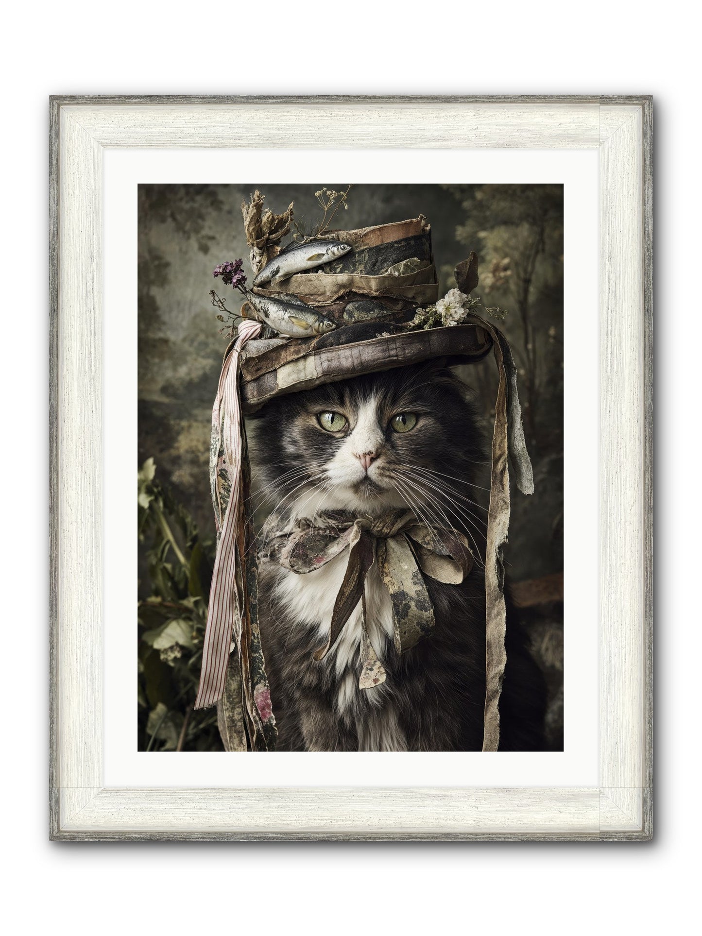 The Happy Beautiful Framed Print - Driftwood White 24x32