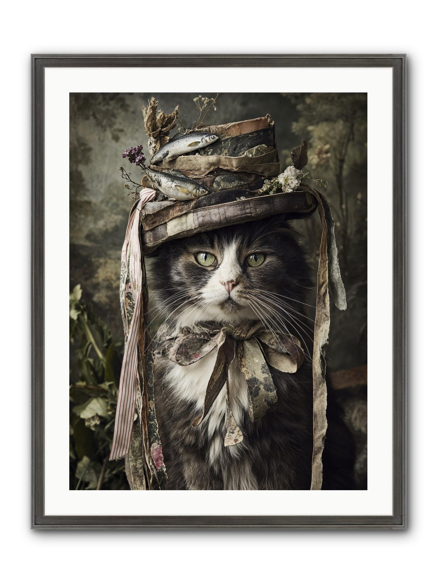 The Happy Beautiful Framed Print - Slimwoods Black/Silver 24x32