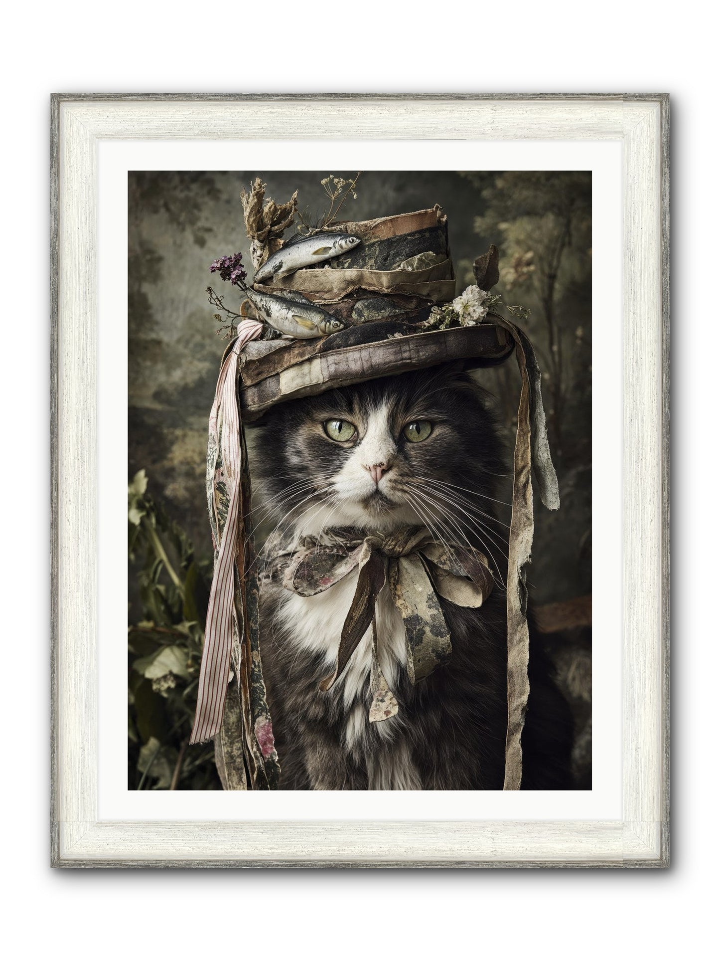 The Happy Beautiful Framed Print - Driftwood White 30x40