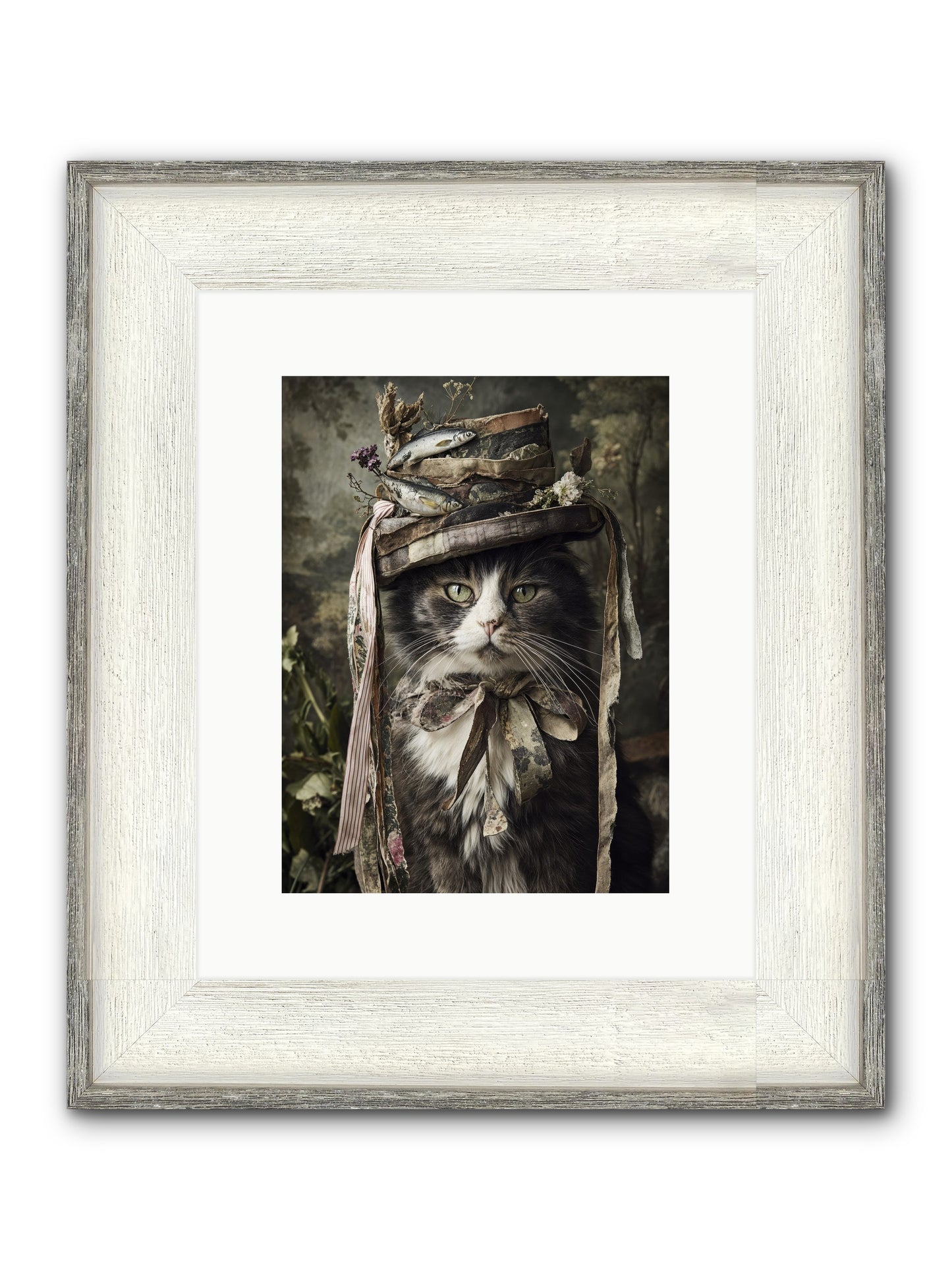 The Happy Beautiful Framed Print - Driftwood White 9x12