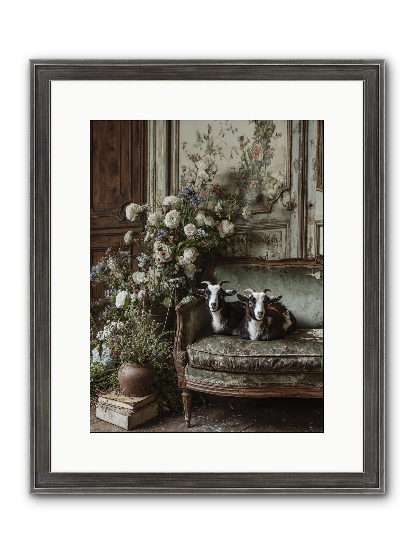The Heart's Chosen Joy Framed Print - Slimwoods Black/Silver 12x16