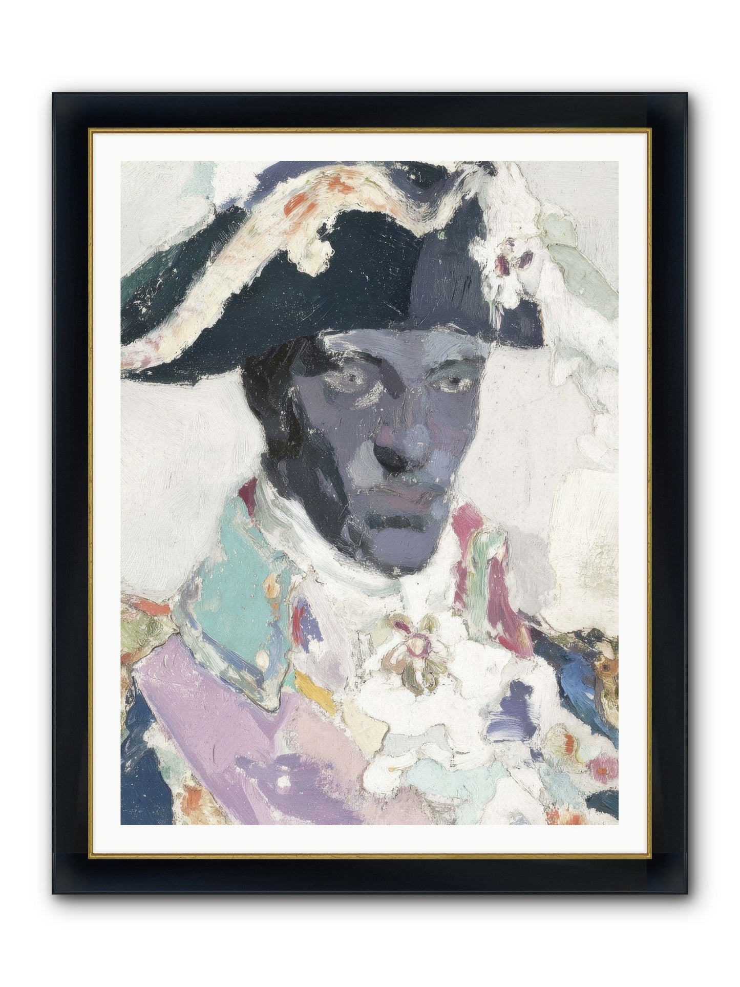 The Heart That Holds Course Framed Print - Wide Black w/Gold 36x48