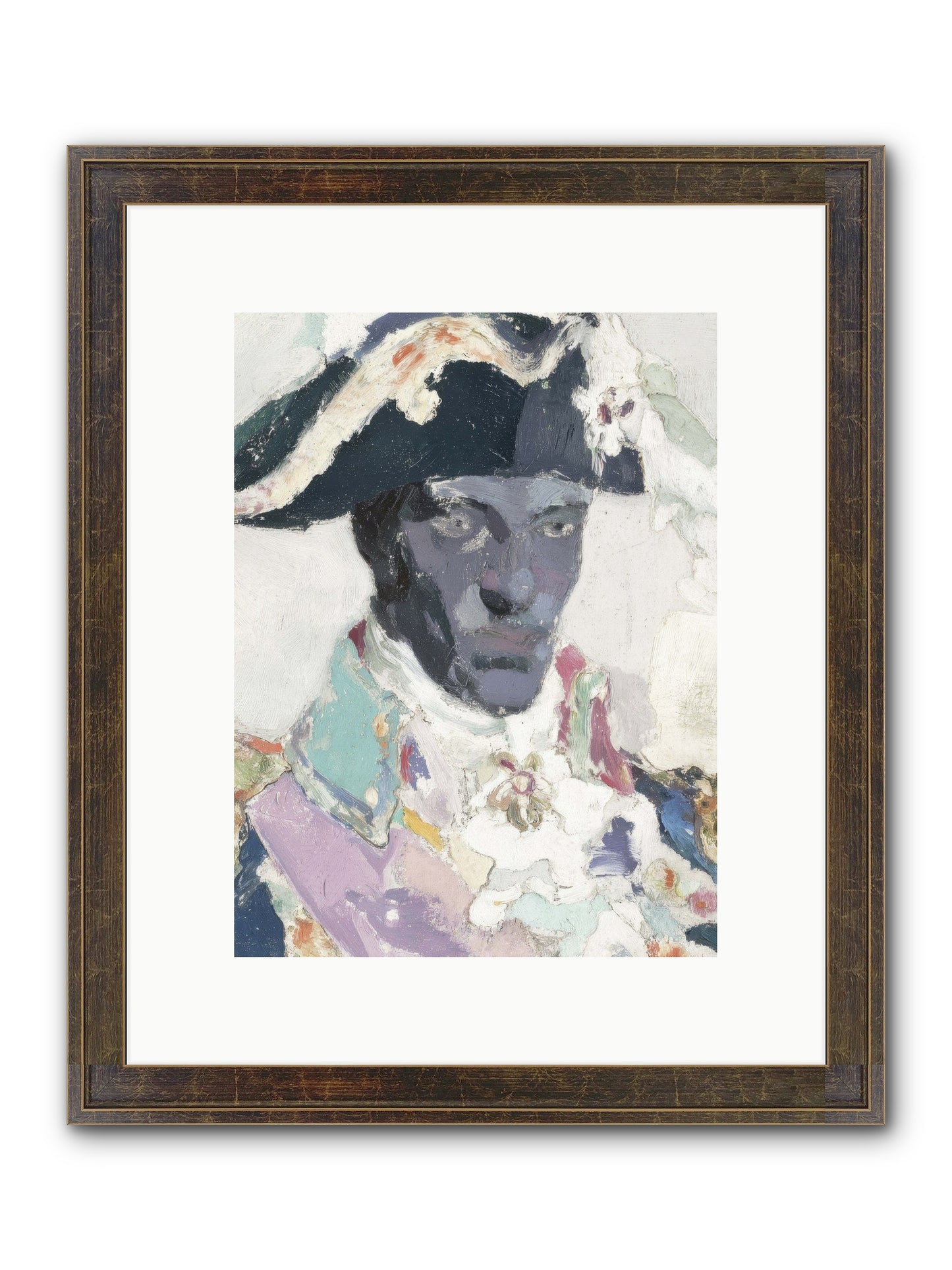 The Heart That Holds Course Framed Print - Slimwoods Black/Gold 9x12