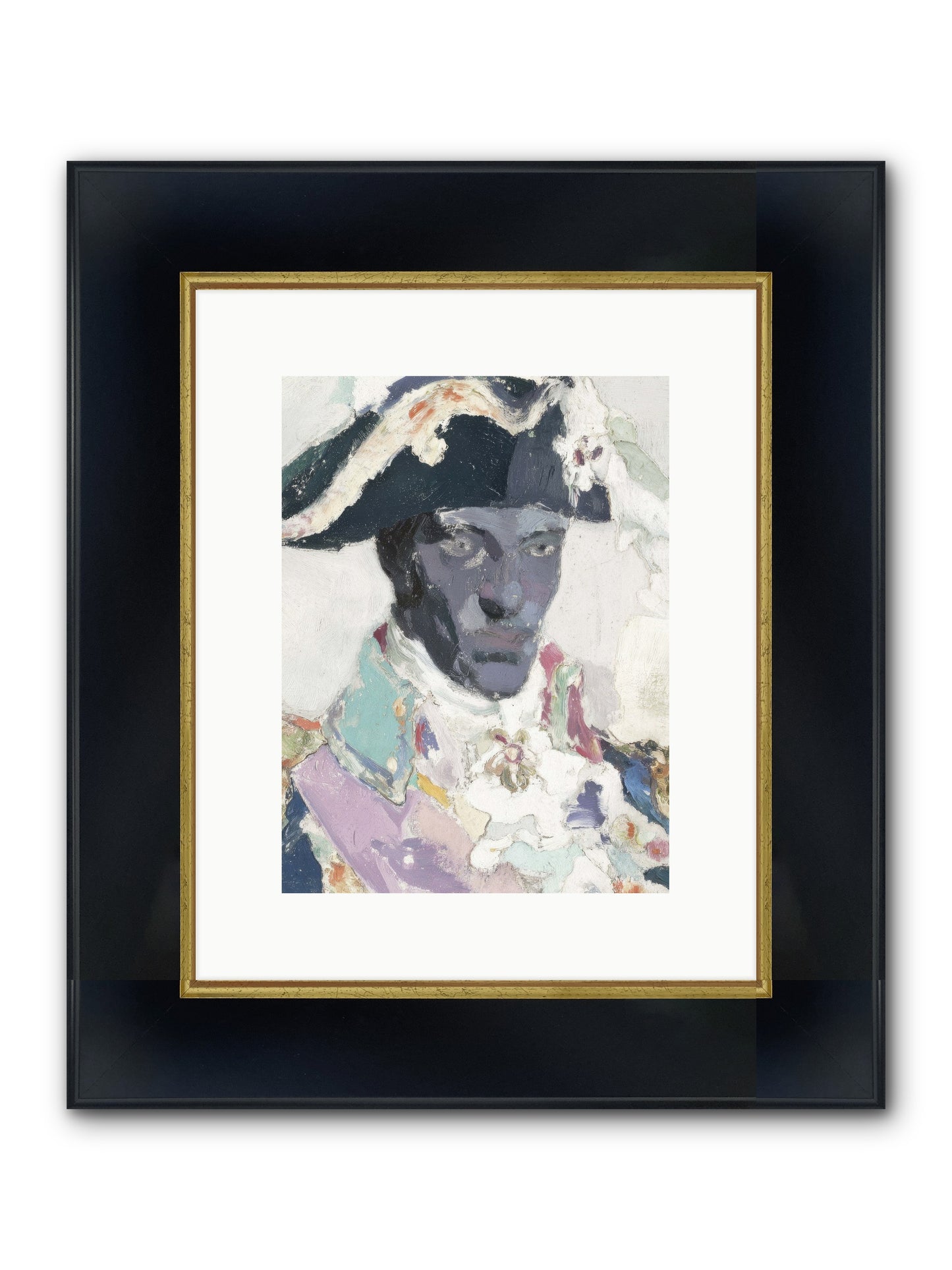 The Heart That Holds Course Framed Print - Wide Black w/Gold 9x12