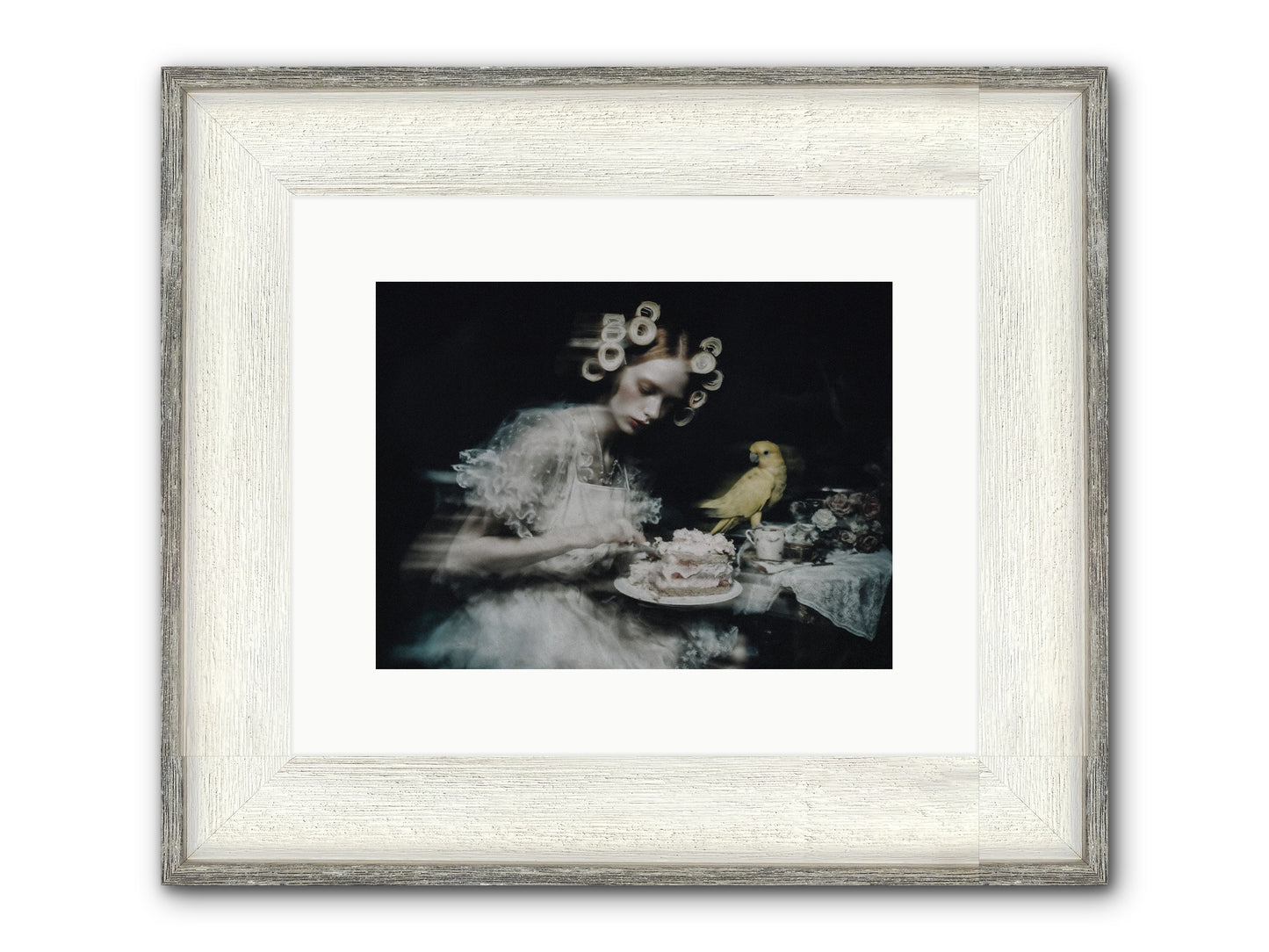The Hidden Radiance Framed Print - Driftwood White 12x9
