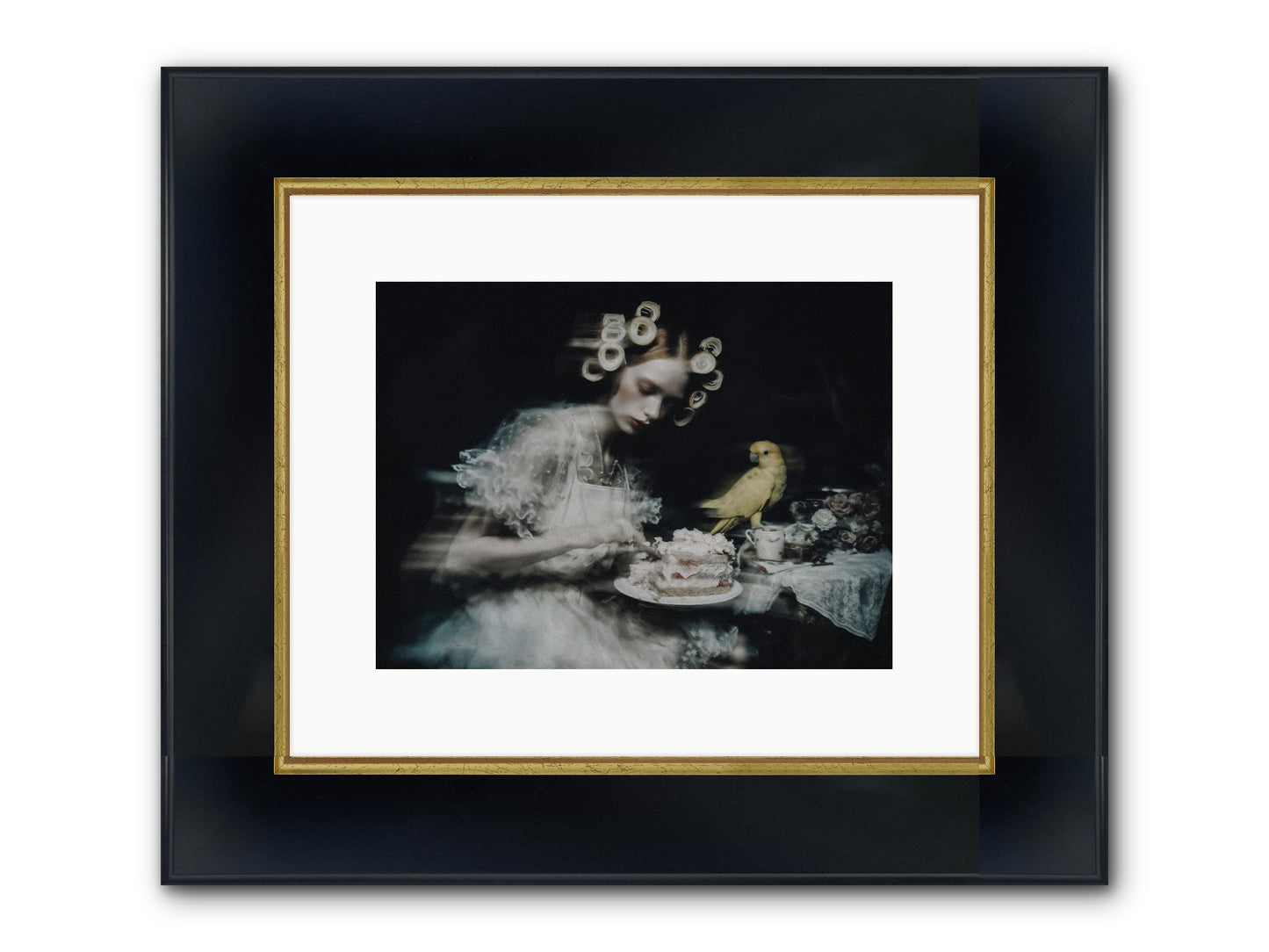 The Hidden Radiance Framed Print - Wide Black w/Gold 12x9