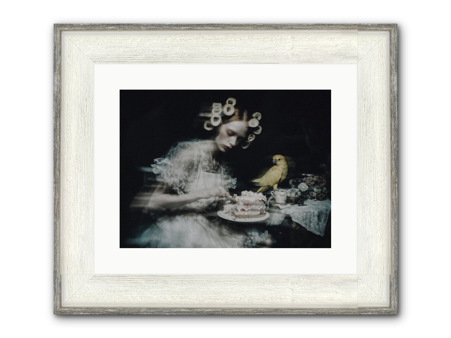 The Hidden Radiance Framed Print - Driftwood White 16x12