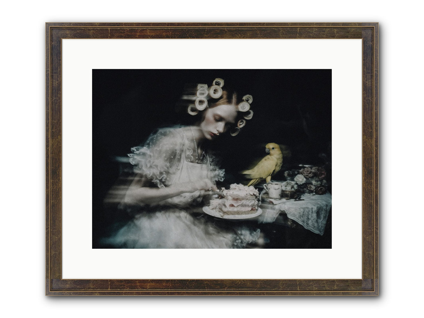 The Hidden Radiance Framed Print - Slimwoods Black/Gold 16x12