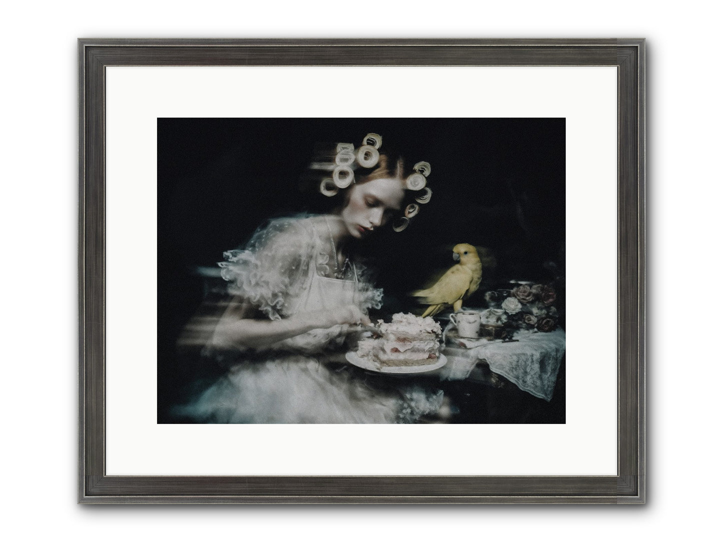 The Hidden Radiance Framed Print - Slimwoods Black/Silver 16x12