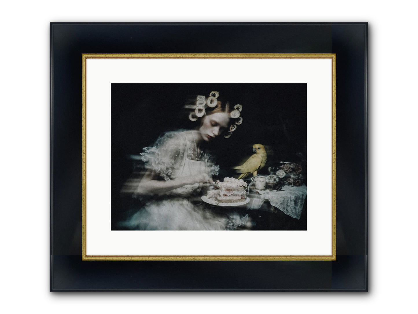 The Hidden Radiance Framed Print - Wide Black w/Gold 16x12