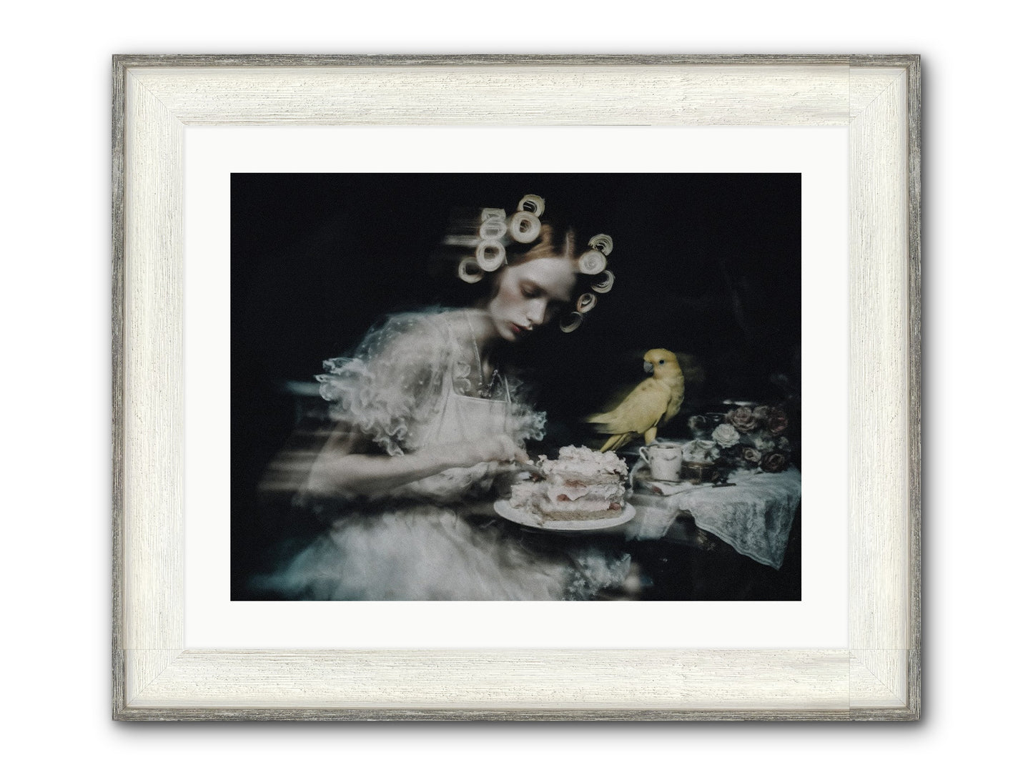 The Hidden Radiance Framed Print - Driftwood White 24x18