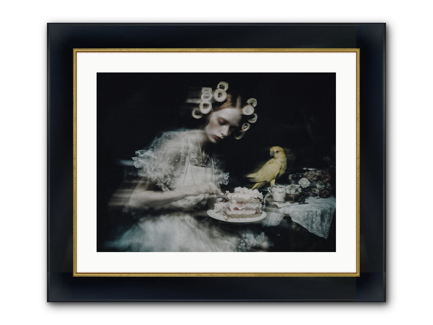 The Hidden Radiance Framed Print - Wide Black w/Gold 24x18