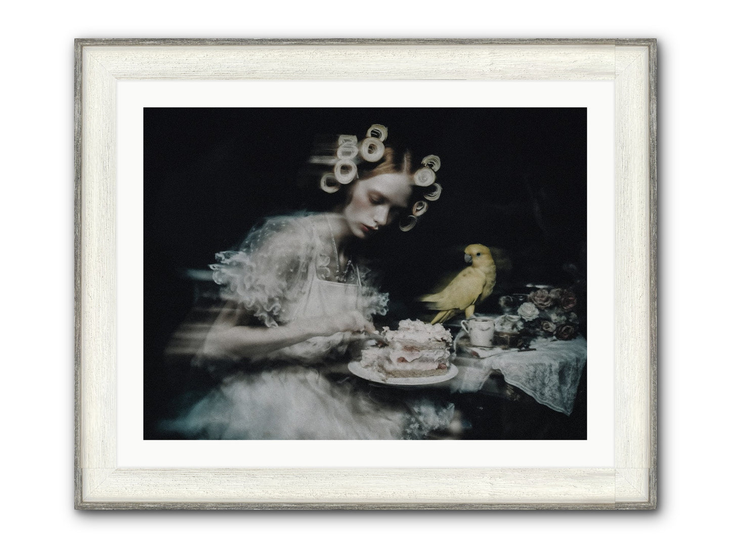The Hidden Radiance Framed Print - Driftwood White 32x24