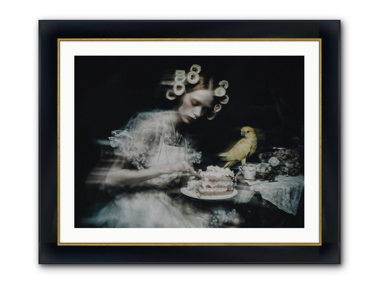 The Hidden Radiance Framed Print - Wide Black w/Gold 32x24