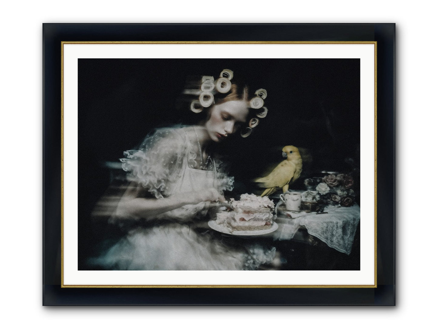 The Hidden Radiance Framed Print - Wide Black w/Gold 40x30