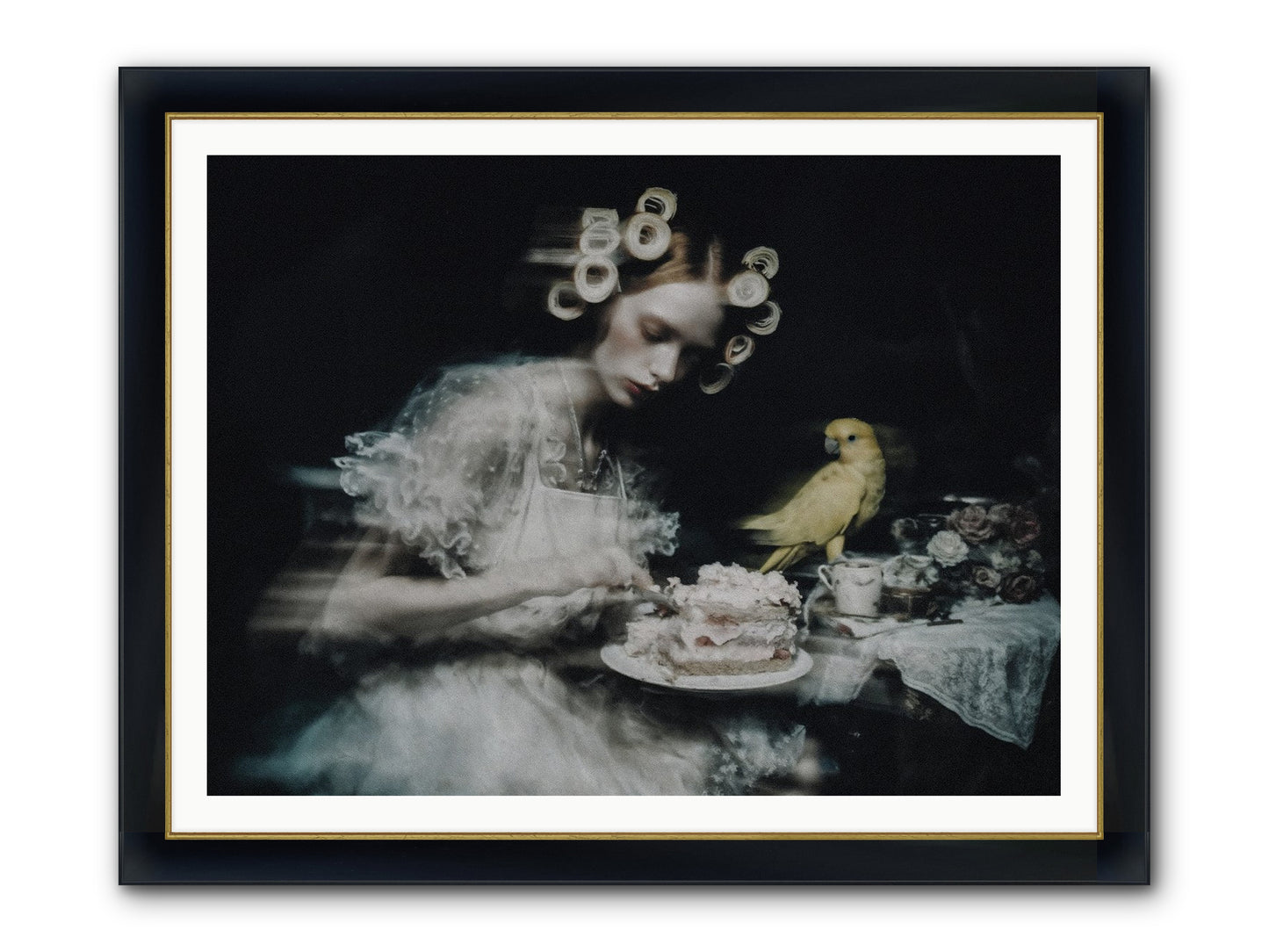 The Hidden Radiance Framed Print - Wide Black w/Gold 48x36