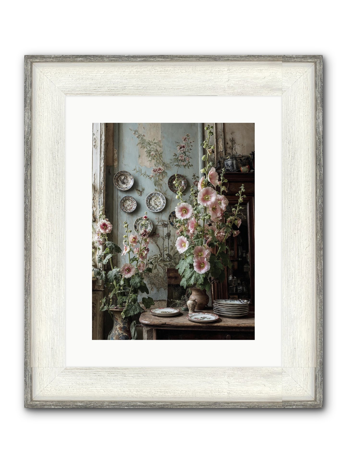 The Highlands Framed Print - Driftwood White 12x16