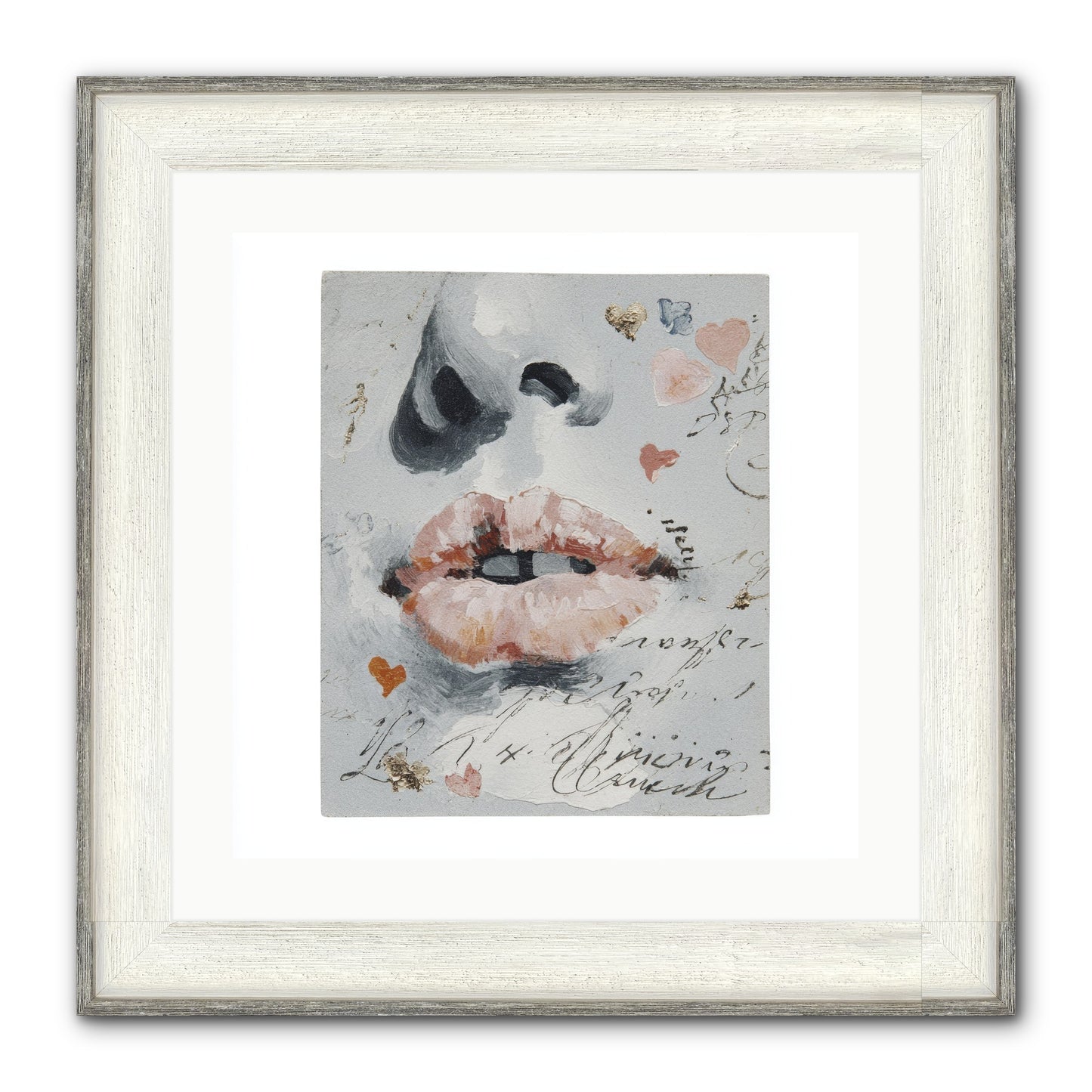 The Honey Grammar Of Your Name Framed Print - Driftwood White 20x20