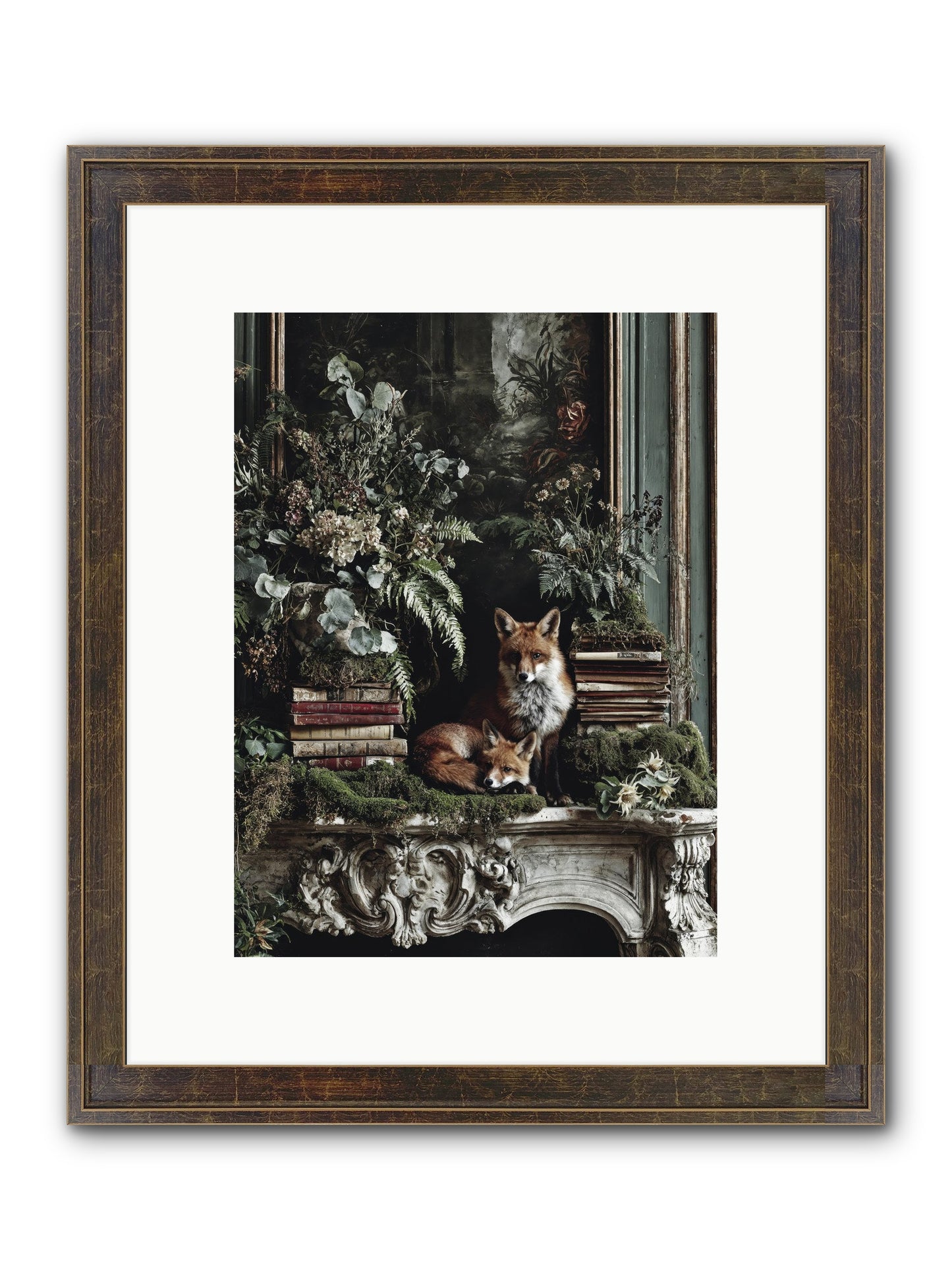 The Honey Spell Framed Print - Slimwoods Black/Gold 9x12