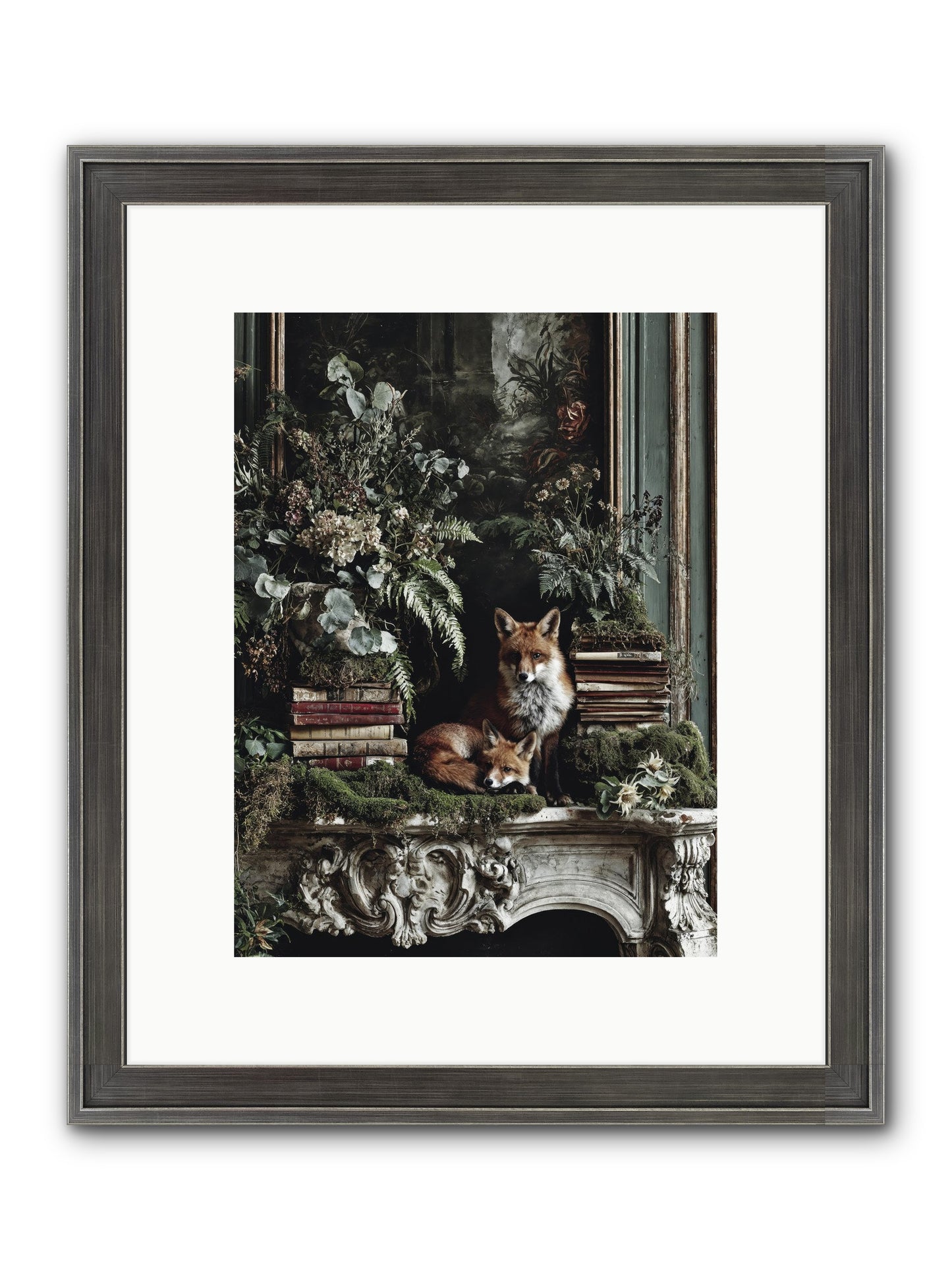 The Honey Spell Framed Print - Slimwoods Black/Silver 9x12