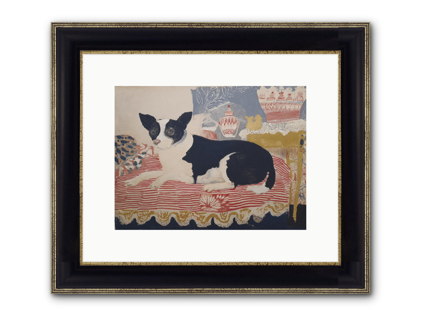 The Honeysuckle Hypothesis Framed Print - Black & Gold 12x9