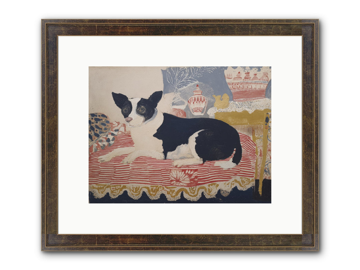 The Honeysuckle Hypothesis Framed Print - Slimwoods Black/Gold 12x9